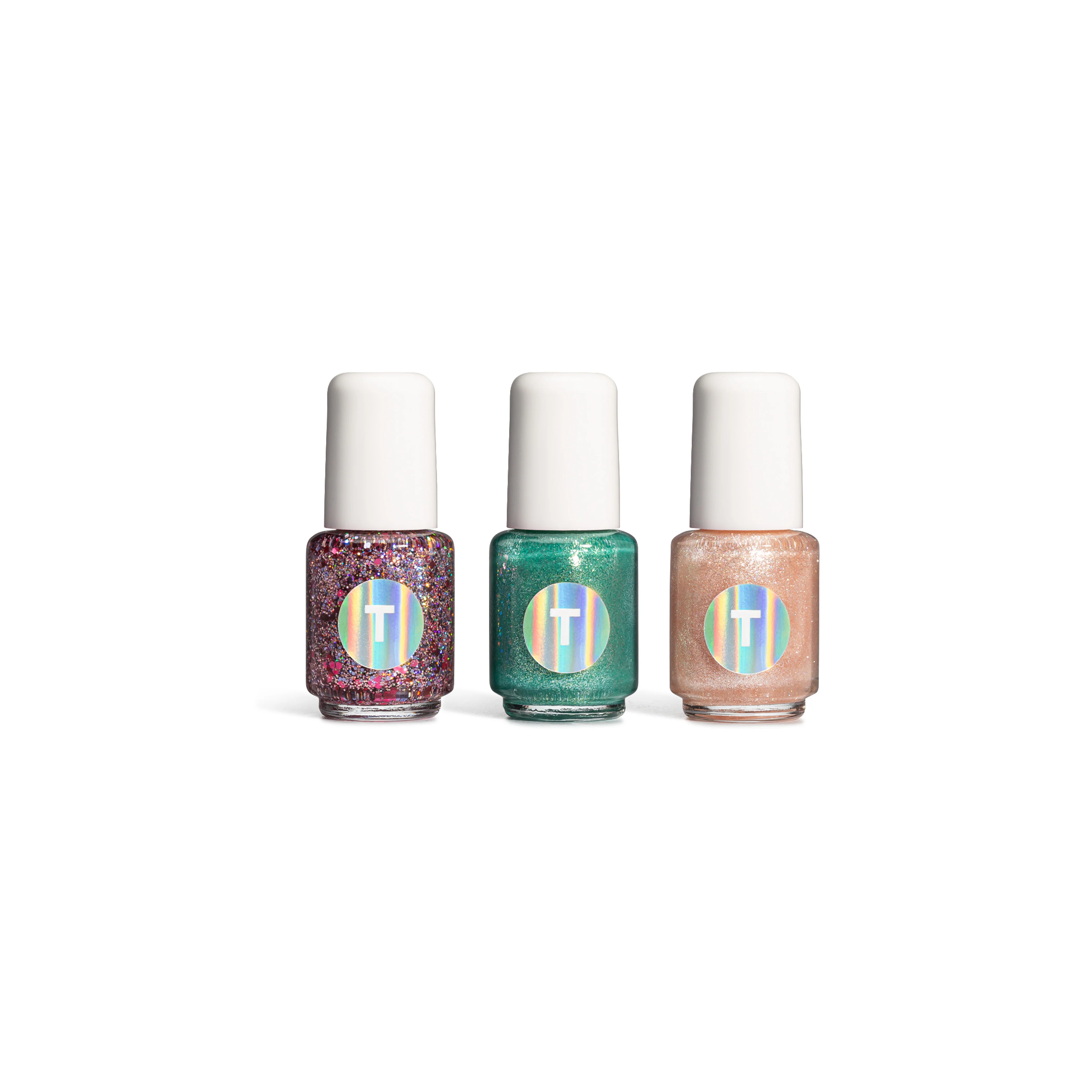 Kids 3-Piece Glitter Shimmer Nail Collection - Image 3