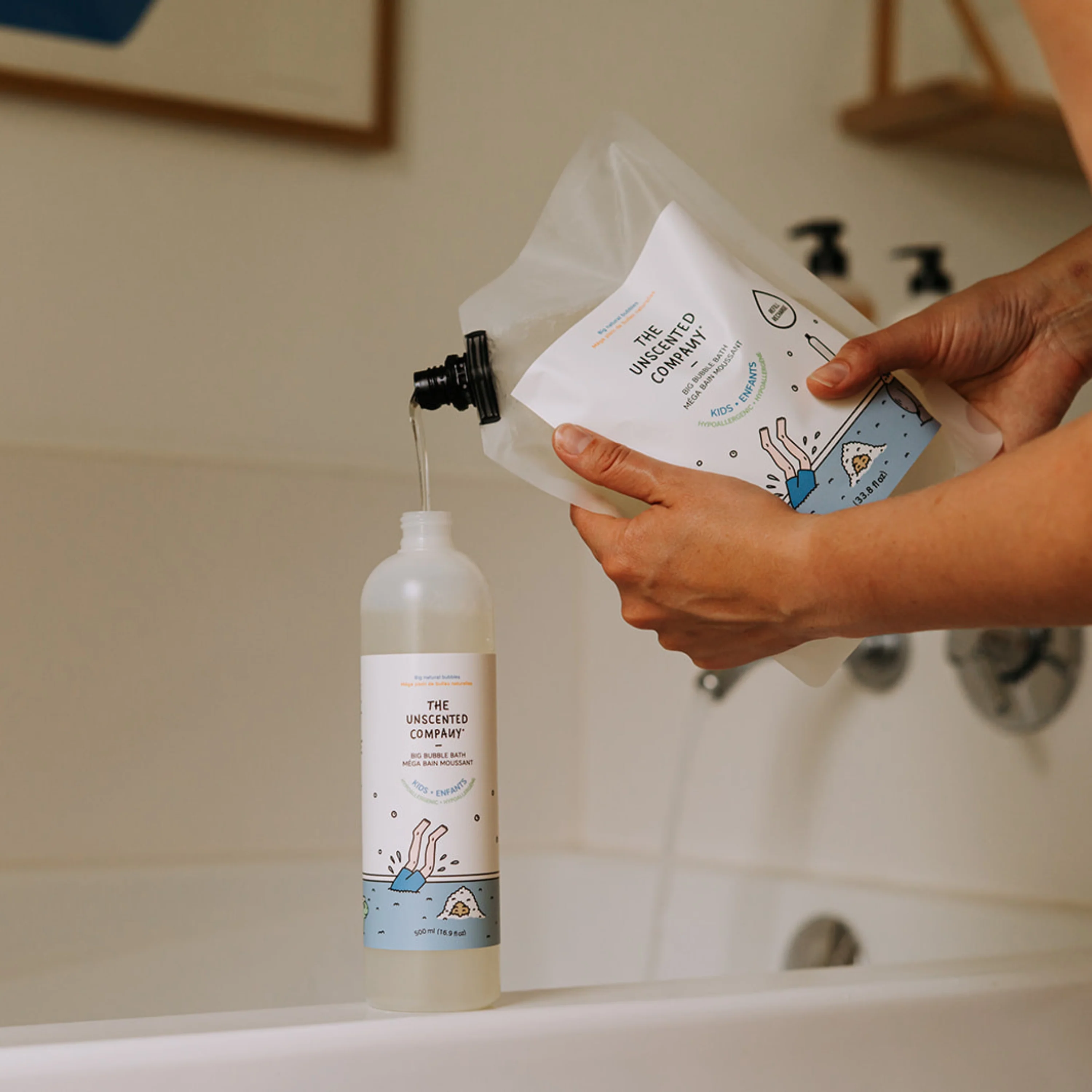 Kids Big Bubble Bath Refill Bag - Image 2