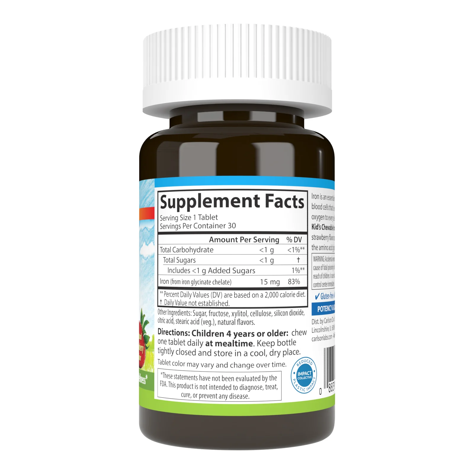 Kids Chewable Iron - 15 mg - Image 3