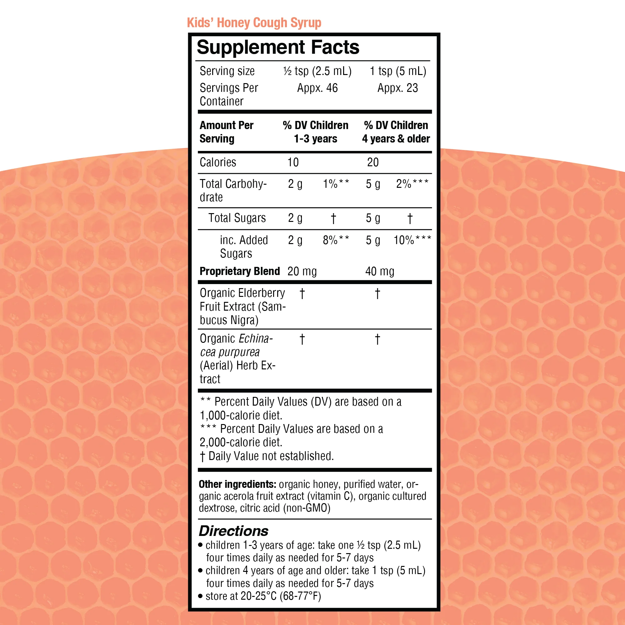 Kids' Honey Cough Syrup, Ages 1+ - Image 2