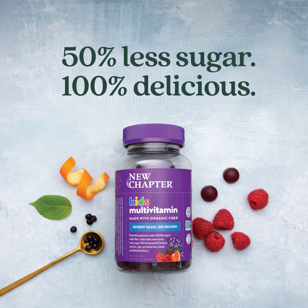 Kid's Multivitamin Gummies, Nutrient Packed & Less Sugar, Berry Citrus Flavored - Image 4