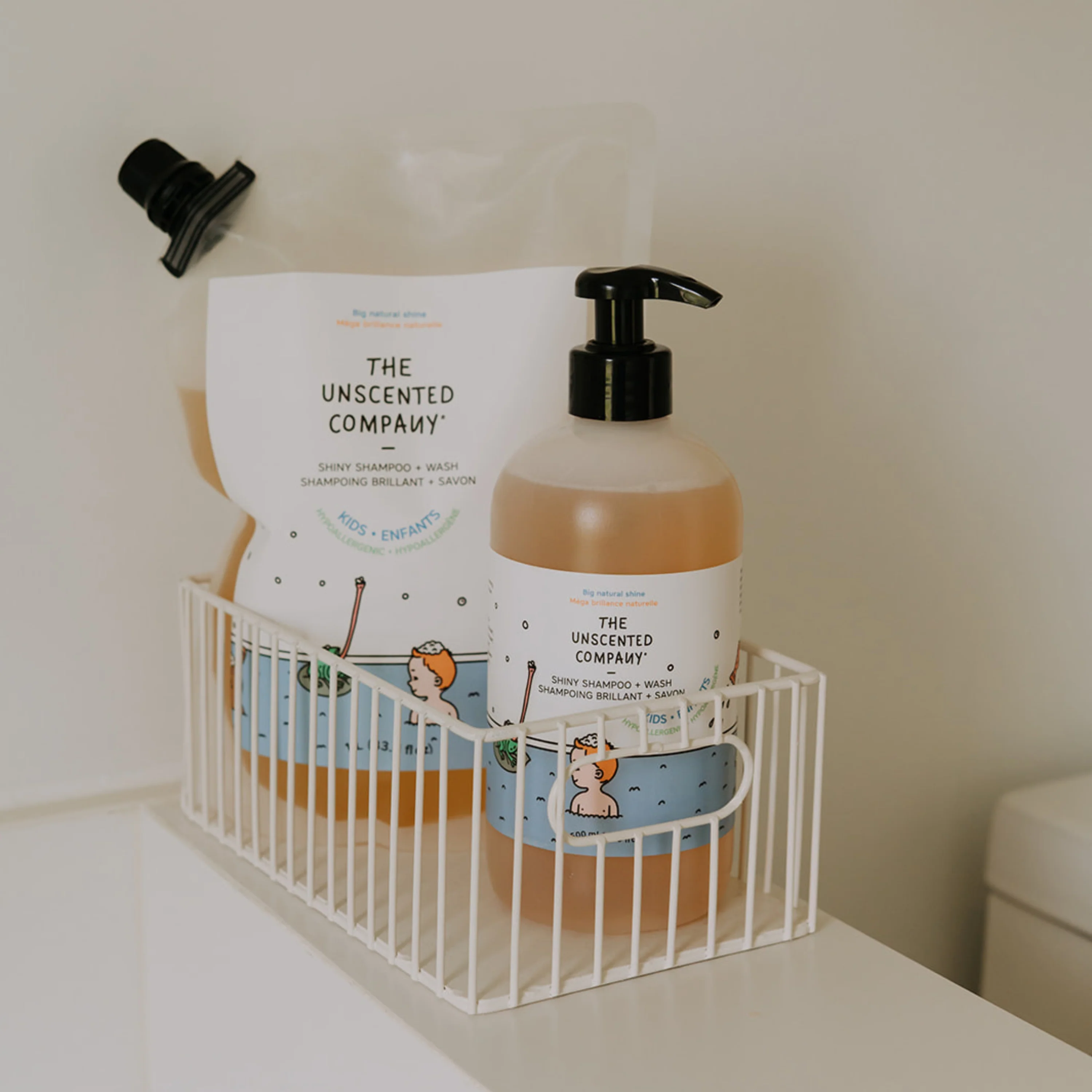 Kids Shiny Shampoo + Wash Refill Bag - Image 3