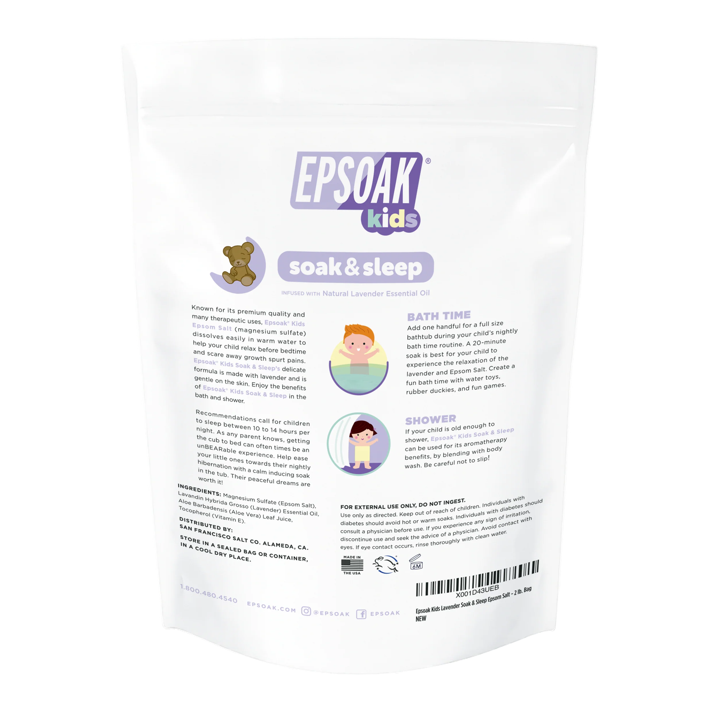 Kids Epsom Salts - Soak & Sleep Bath Salts - Image 7