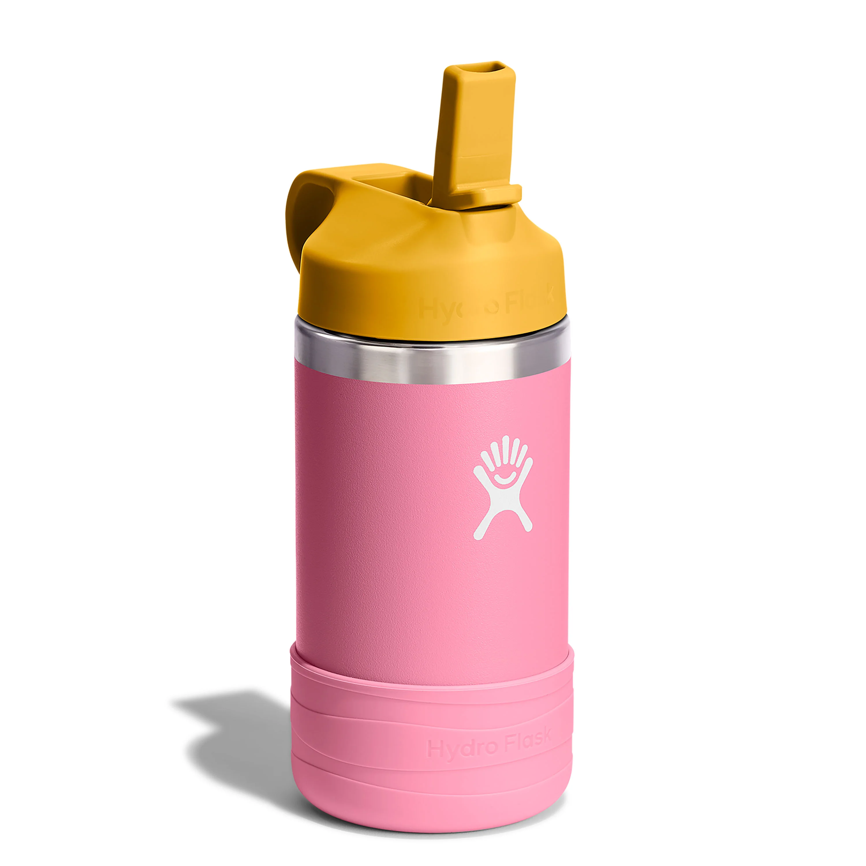 Kids Stainless Steel Wide Mouth Bottle with Straw Cap & Boot, 12 oz - Image 16