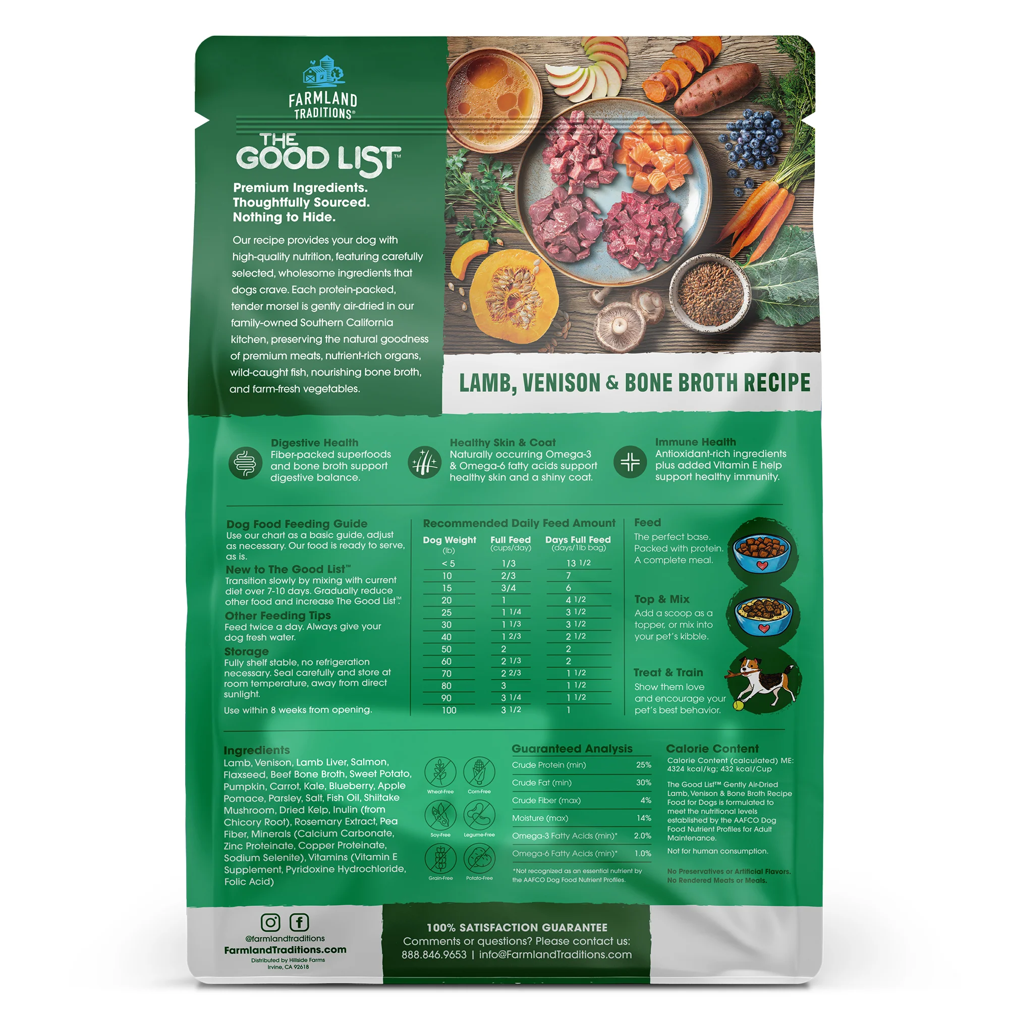 Lamb, Venison & Bone Broth Recipe, Food, Topper, and Mixer for Dogs - Image 2