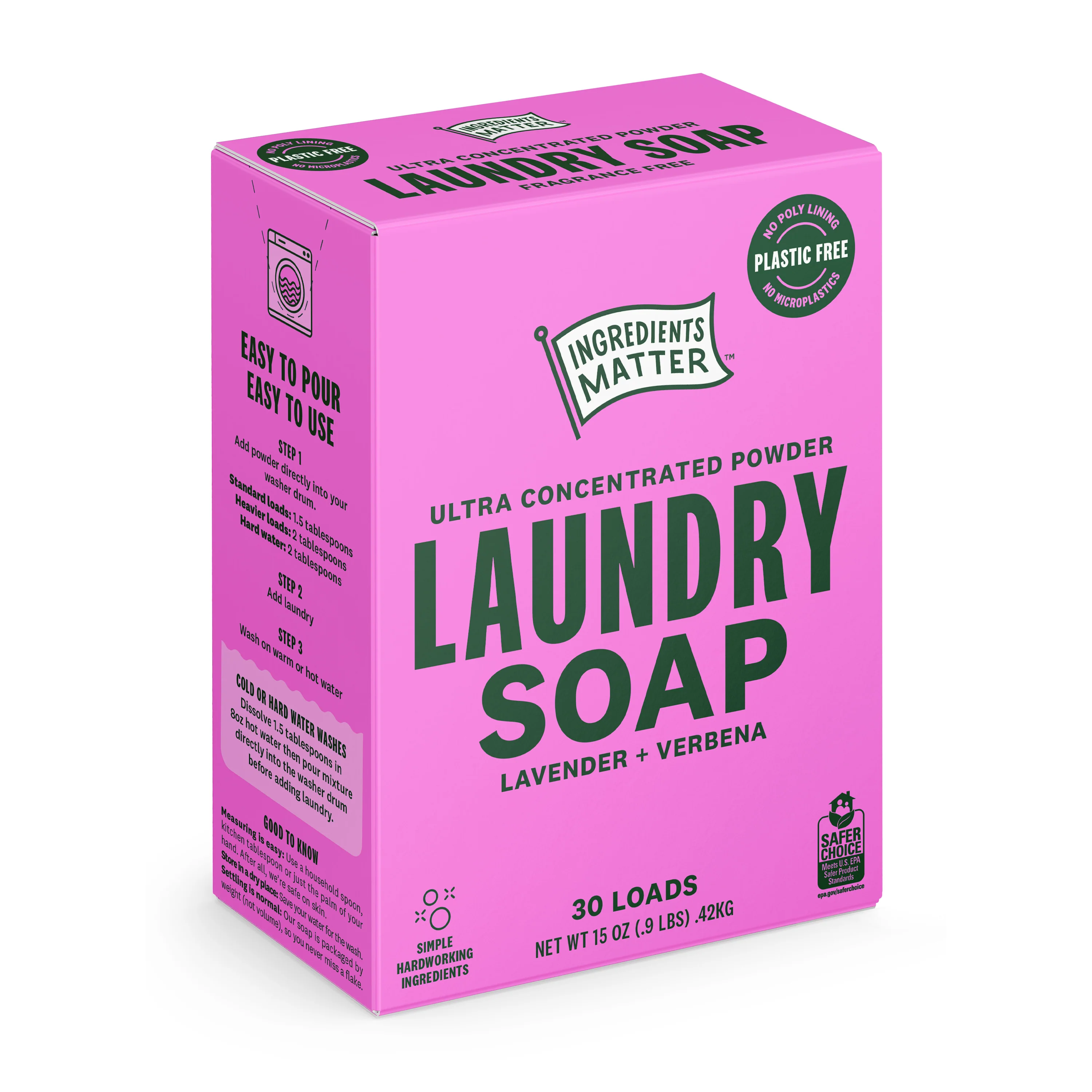 Laundry Soap Powder, Ultra Concentrated - 30 Loads - Image 5