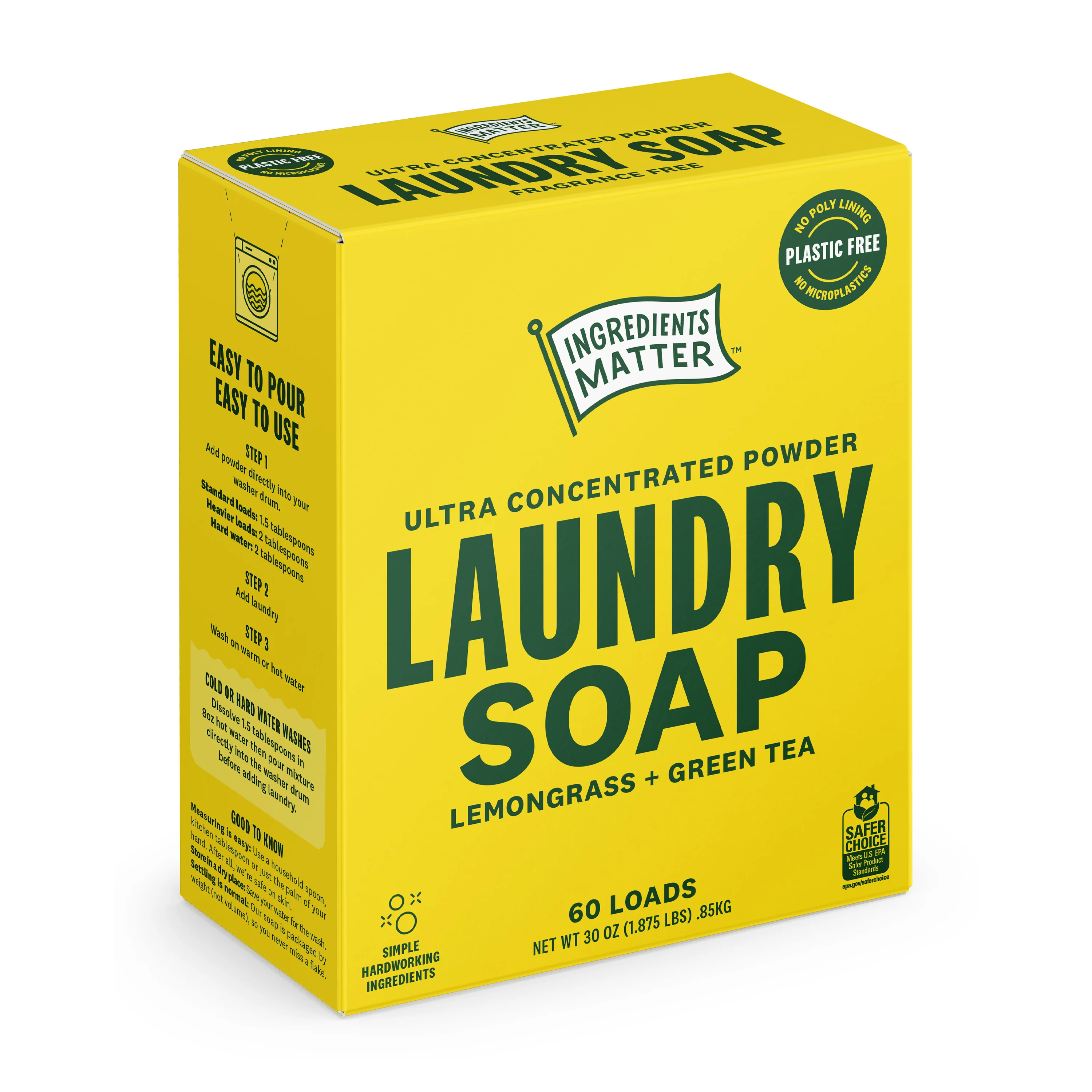 Laundry Soap Powder, Ultra Concentrated - 60 Loads - Image 3