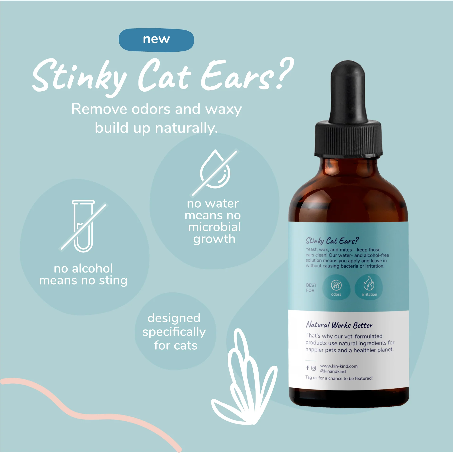 Kitty Ears - Leave-In Cat Ear Cleaner - Image 2