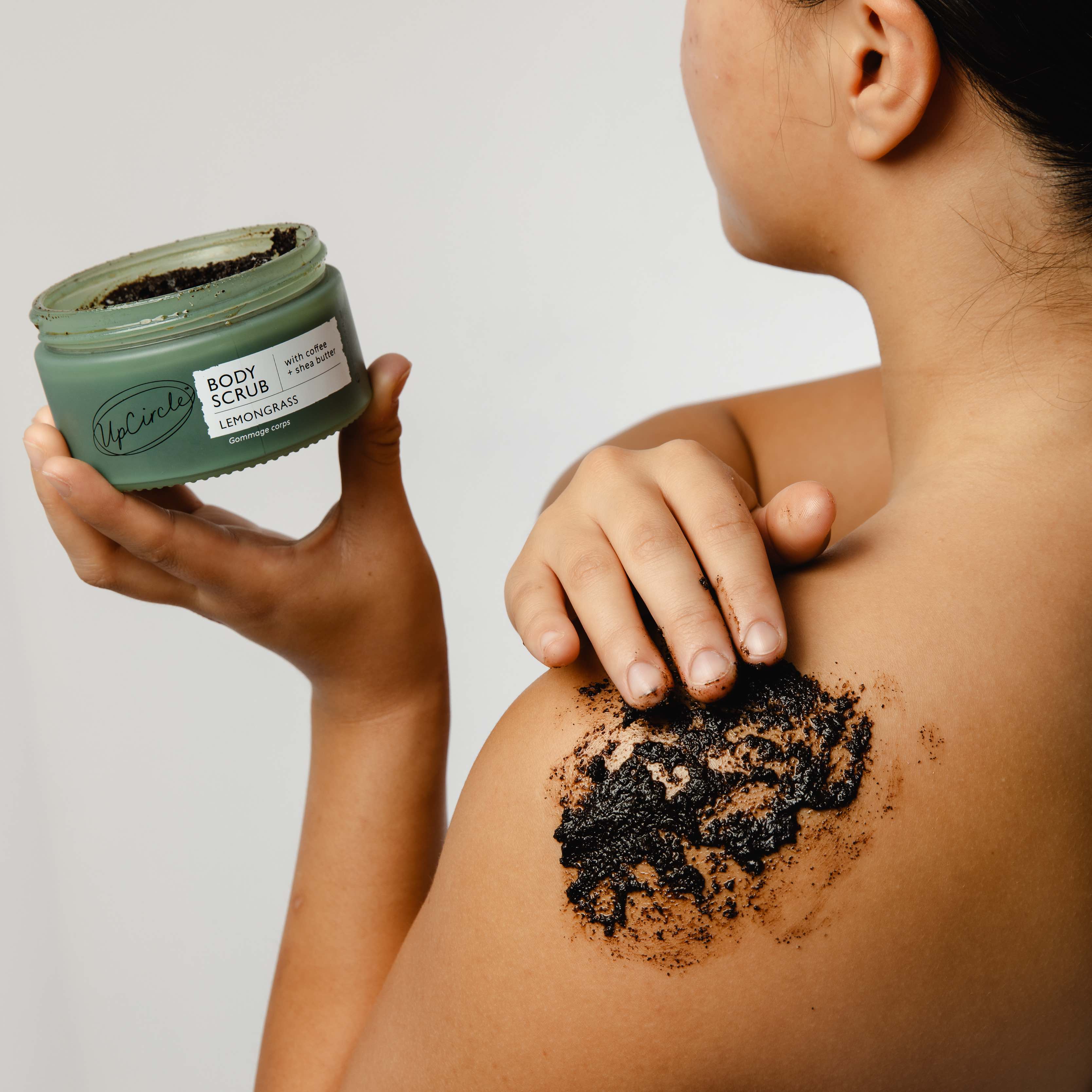 Lemongrass Body Scrub with Coffee + Shea Butter - Image 3