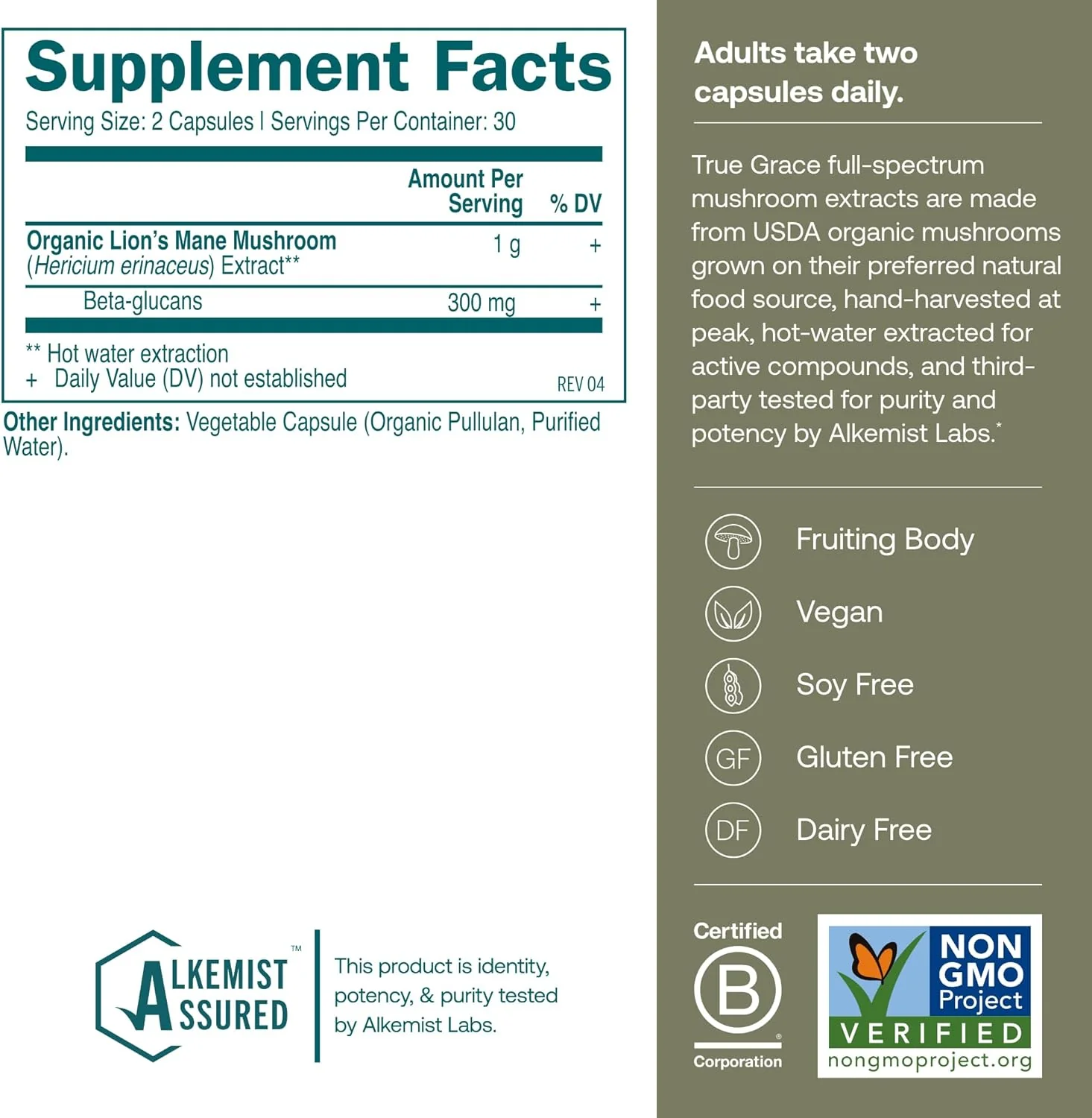 Lion's Mane Capsules - Brain, Nerve & Cognitive Support* - Image 4