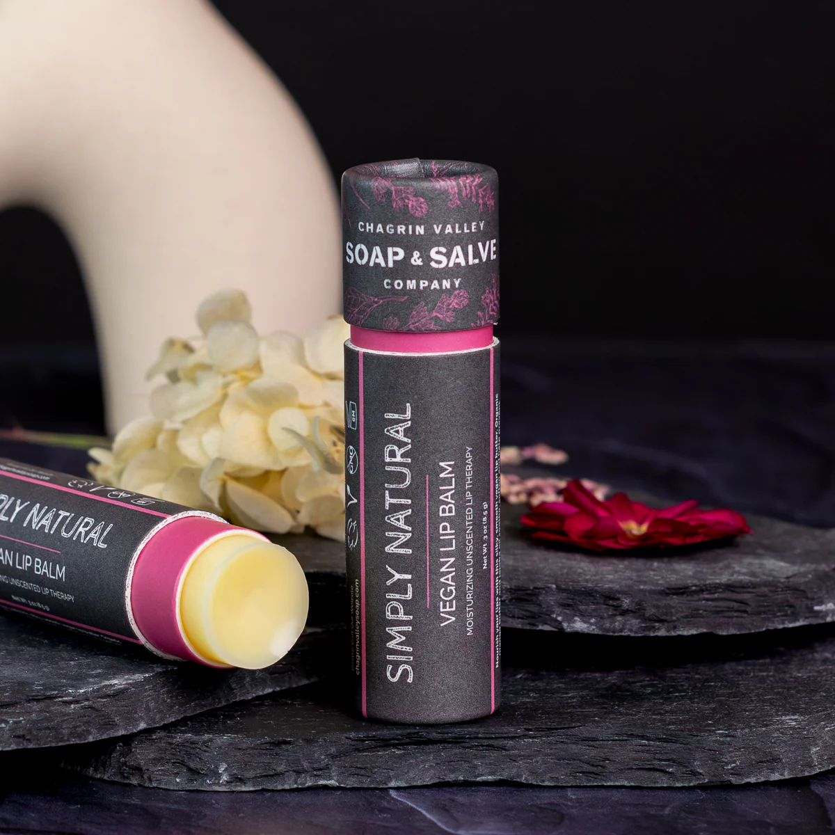 Lip Balm Stick: Simply Natural Vegan - Image 2