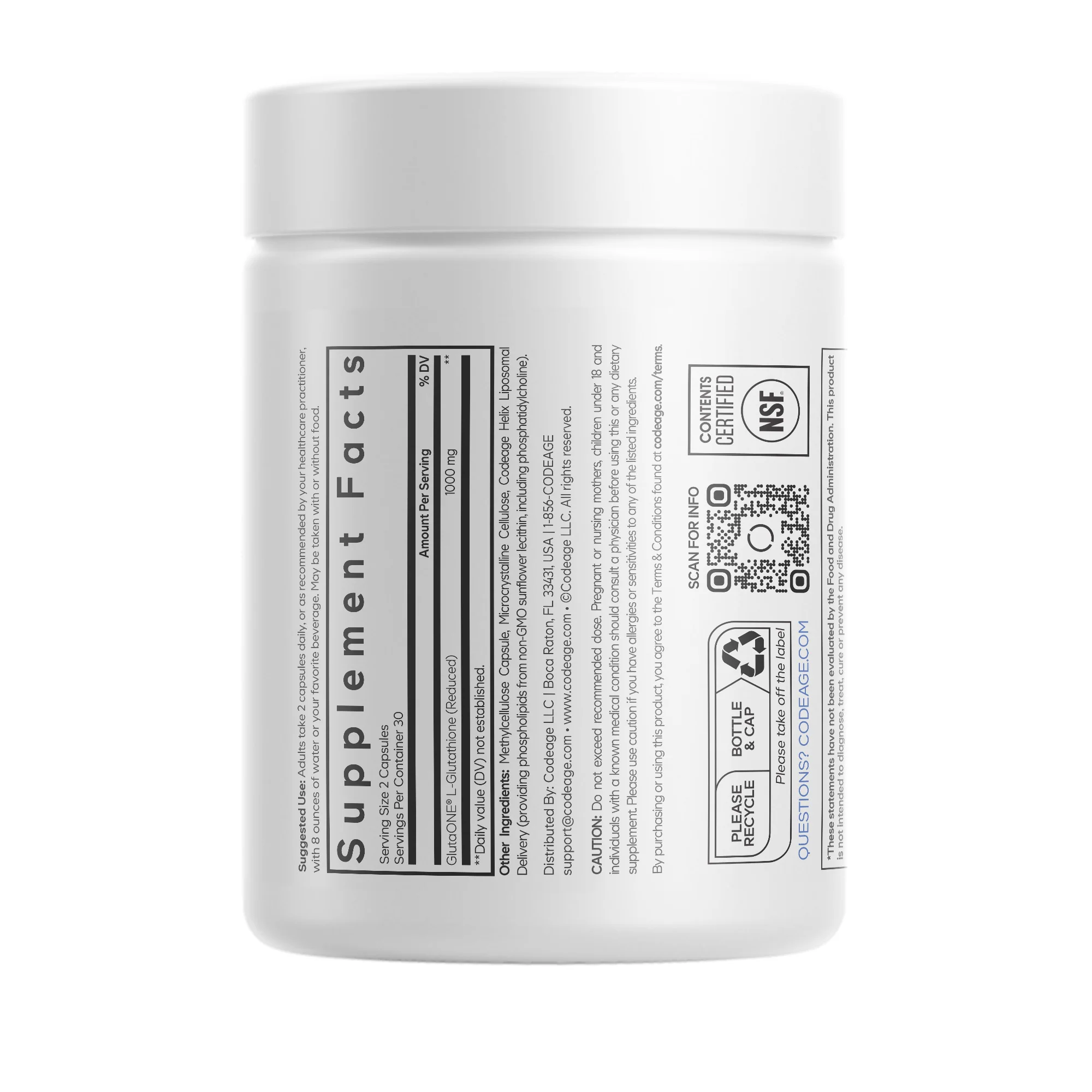 Liposomal Glutathione Capsules, 1000 mg - Image 14
