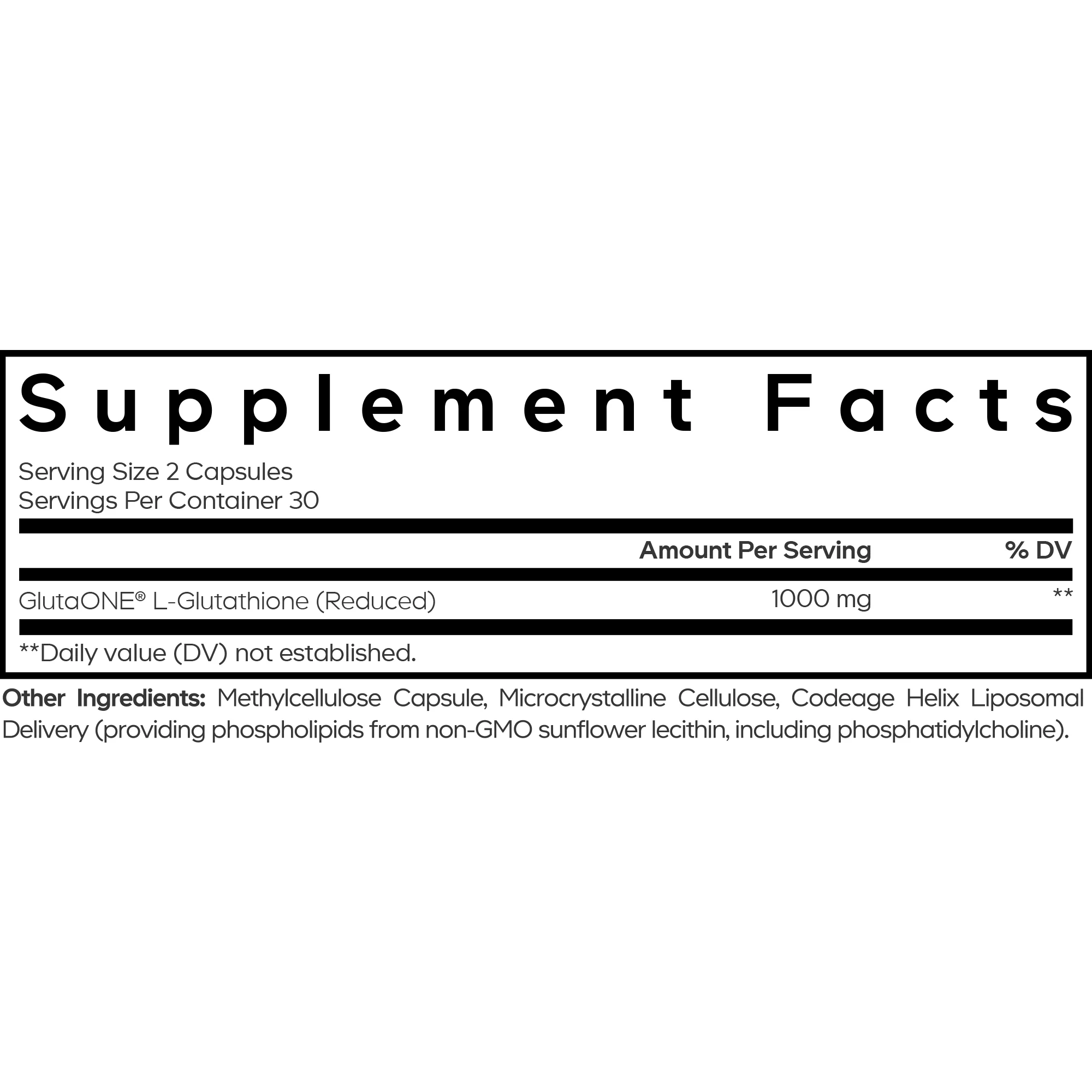 Liposomal Glutathione Capsules, 1000 mg - Image 15
