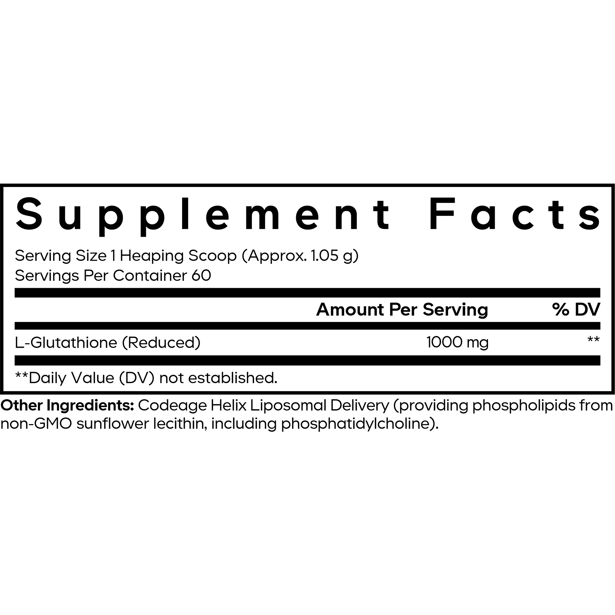 Liposomal Glutathione Powder, 1000 mg - Image 2