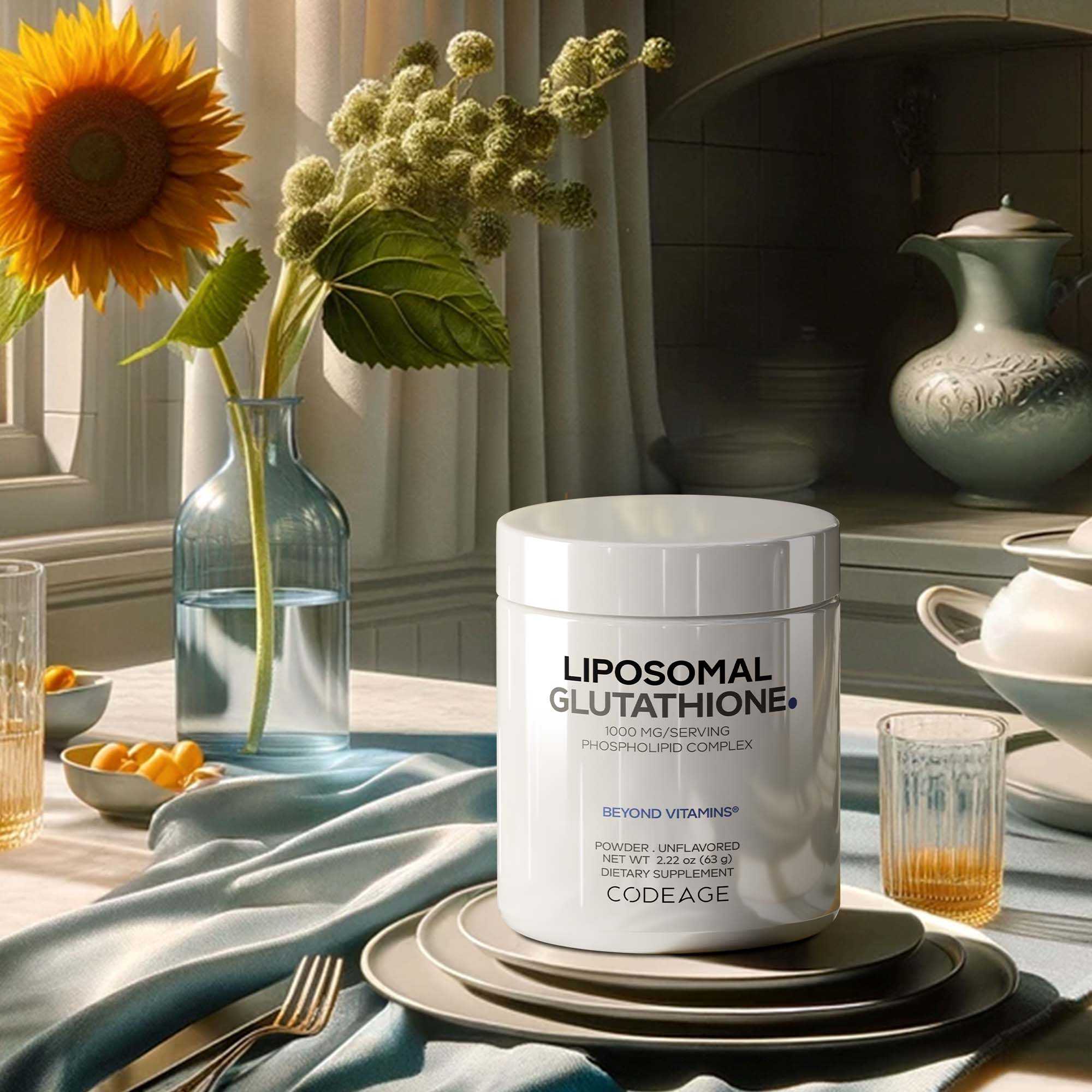 Liposomal Glutathione Powder, 1000 mg - Image 9