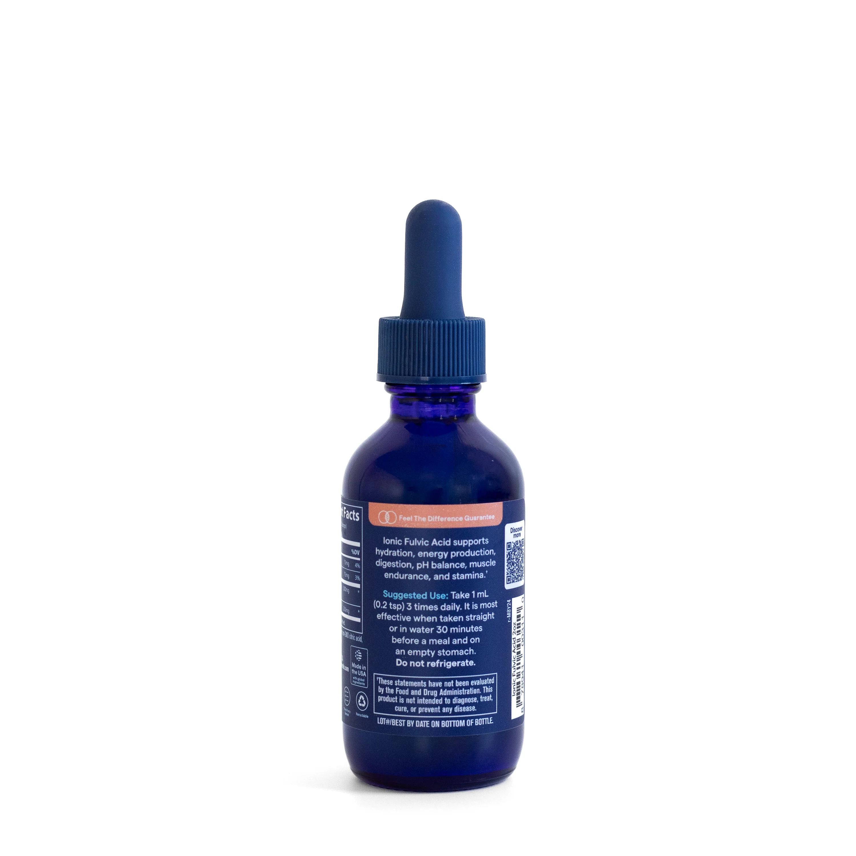 Liquid Ionic Fulvic Acid with ConcenTrace®, 250 mg - Image 2
