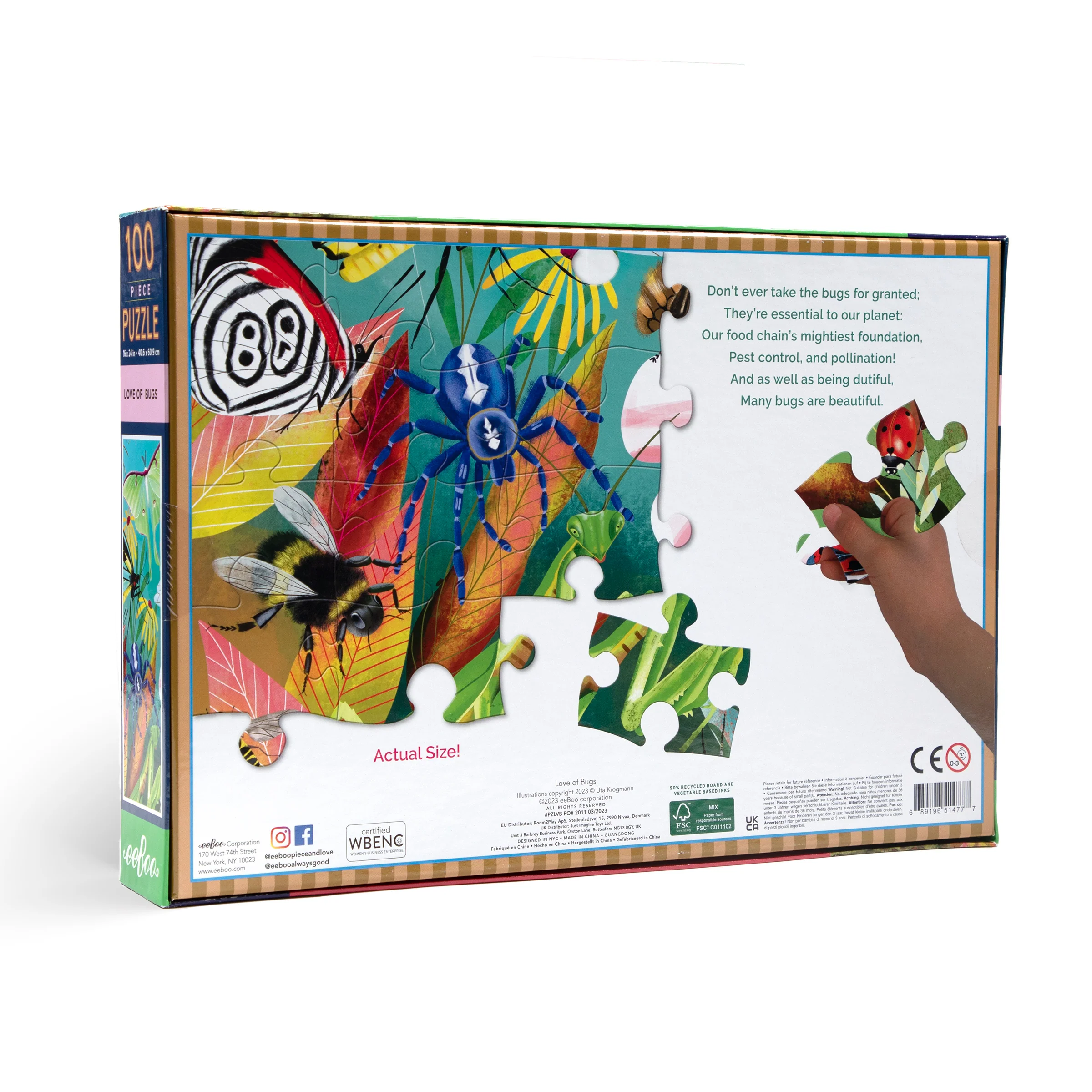 Love of Bugs 100 Piece Puzzle - Image 5