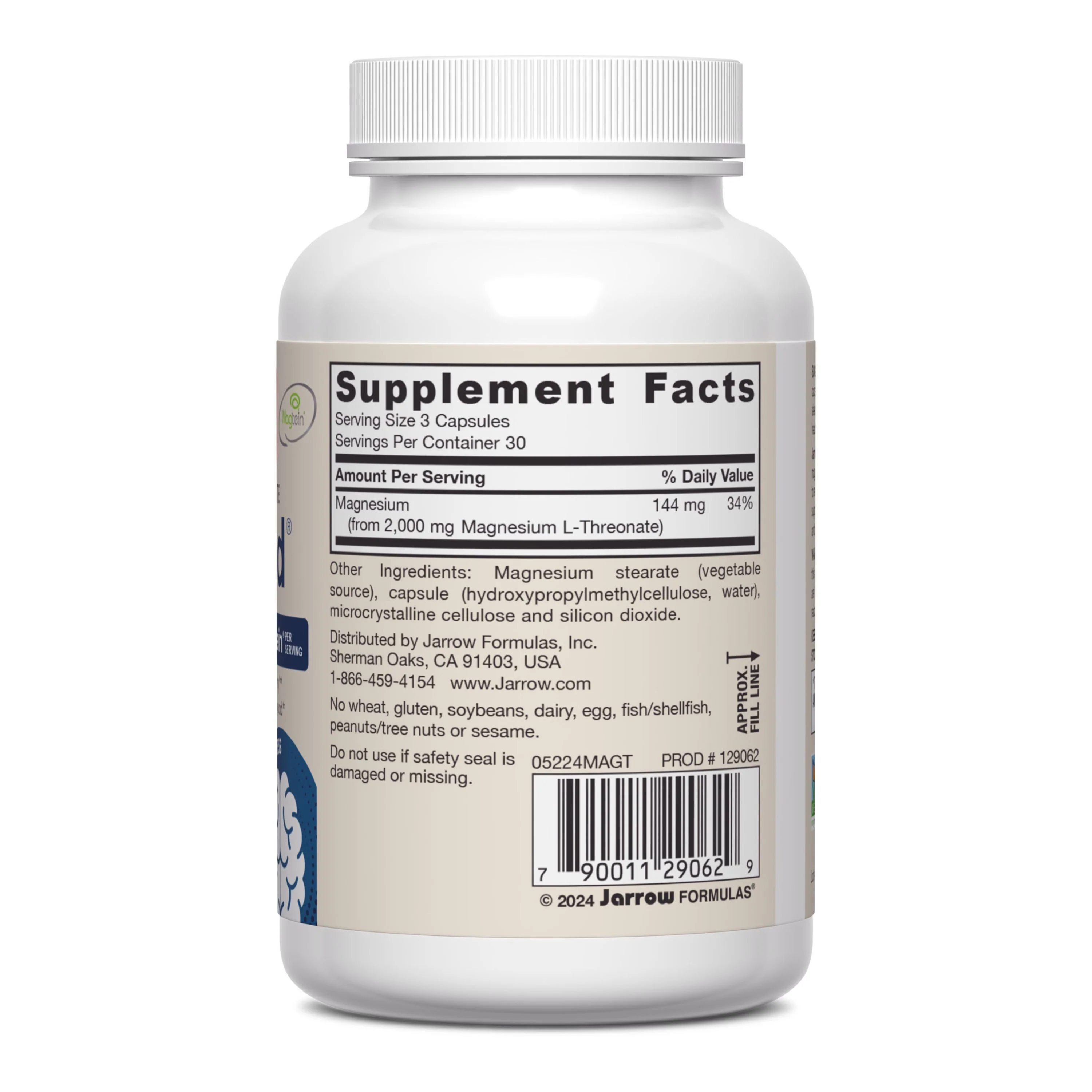 MagMind Brain Health with Magtein (Magnesium L-Threonate) - Image 2
