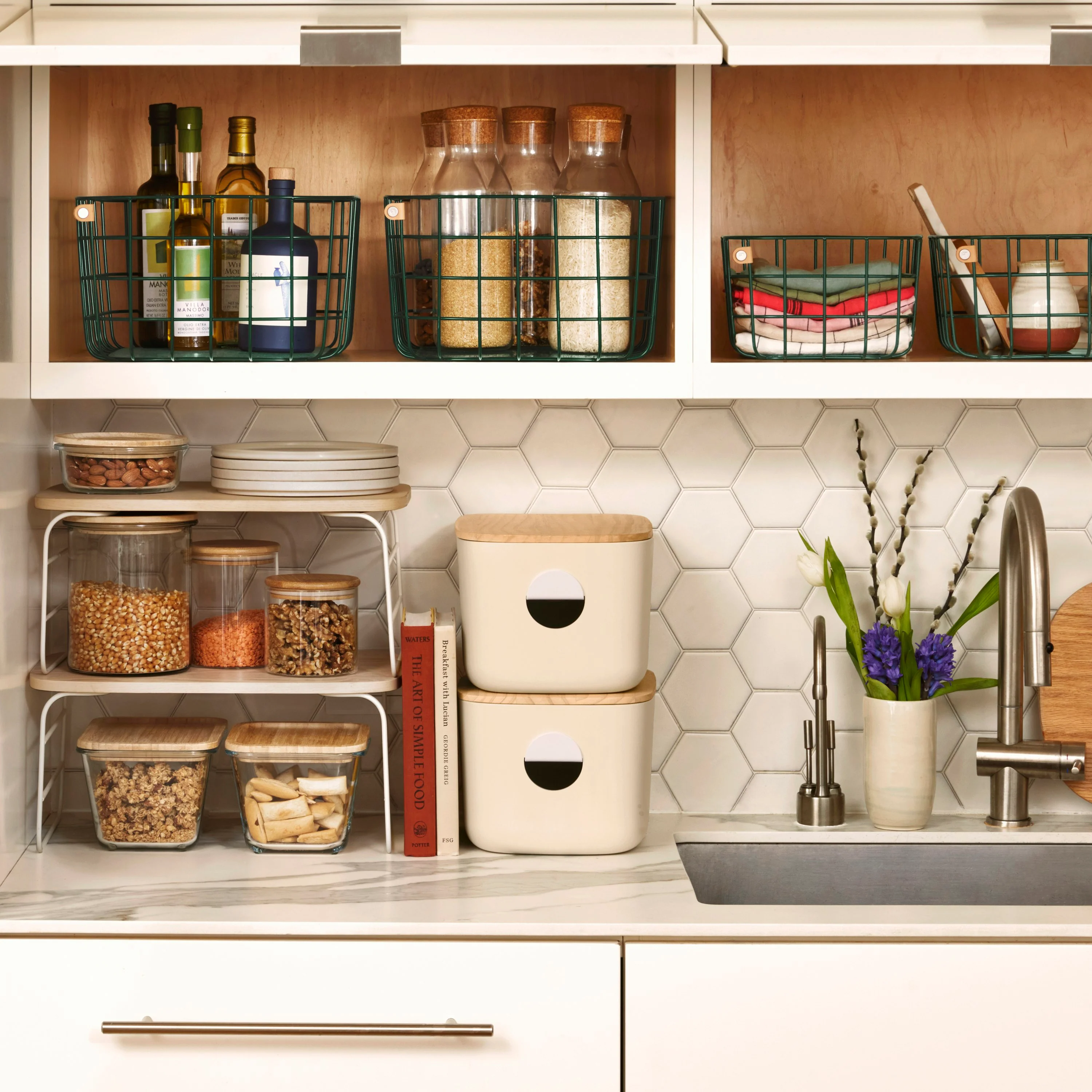 Medium Storage Bins - Wooden Lids - Image 3