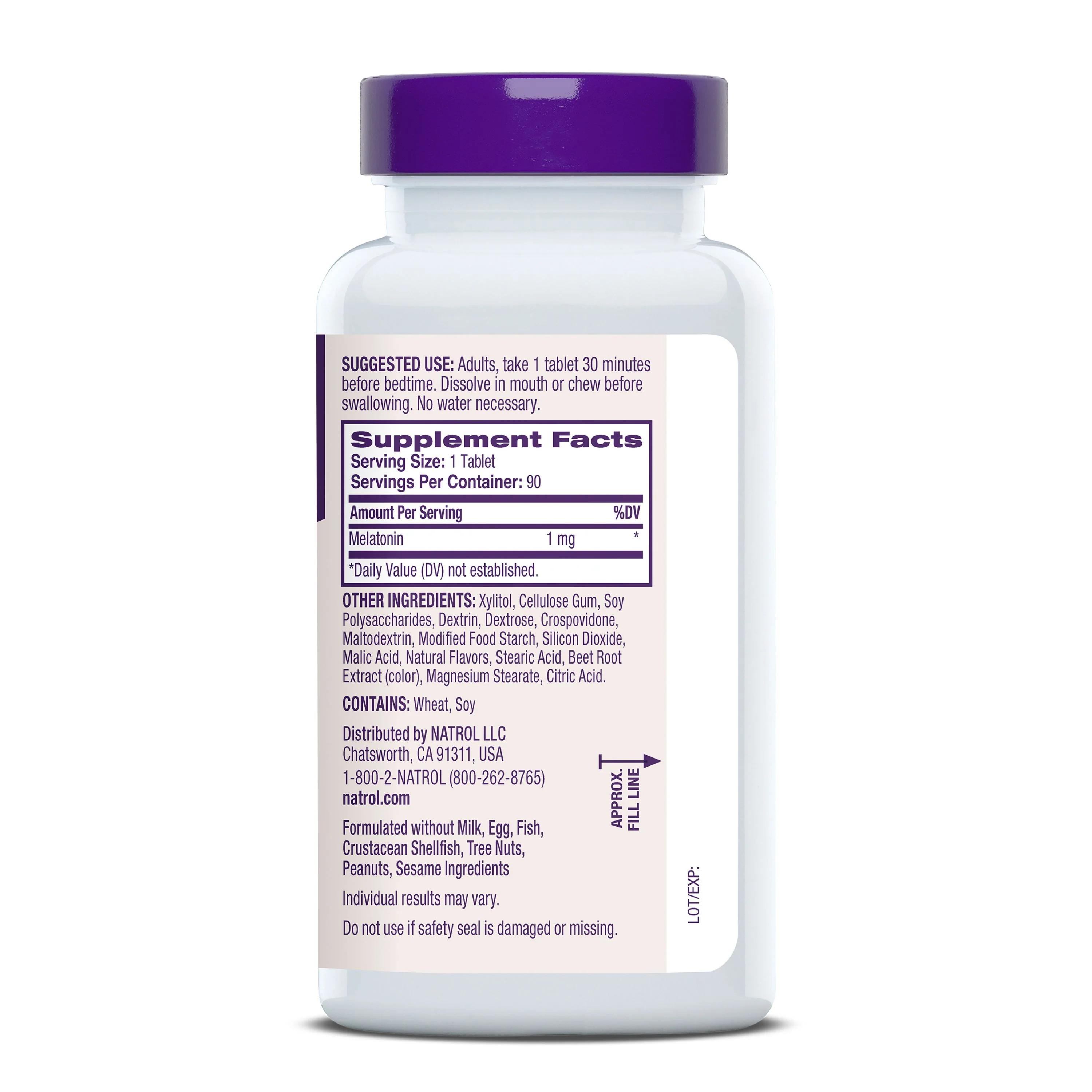 Melatonin, 1mg - Image 2