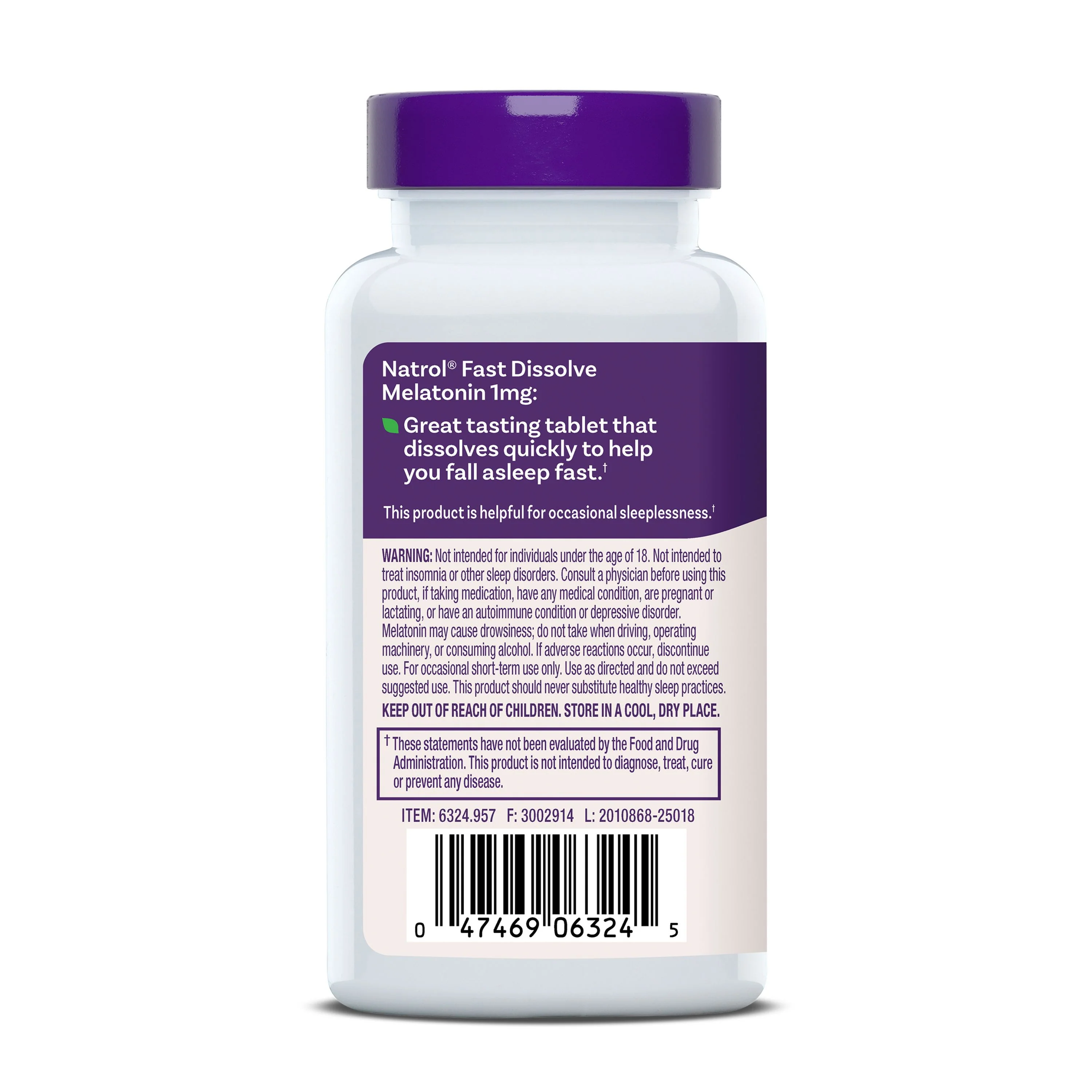 Melatonin, 1mg - Image 3