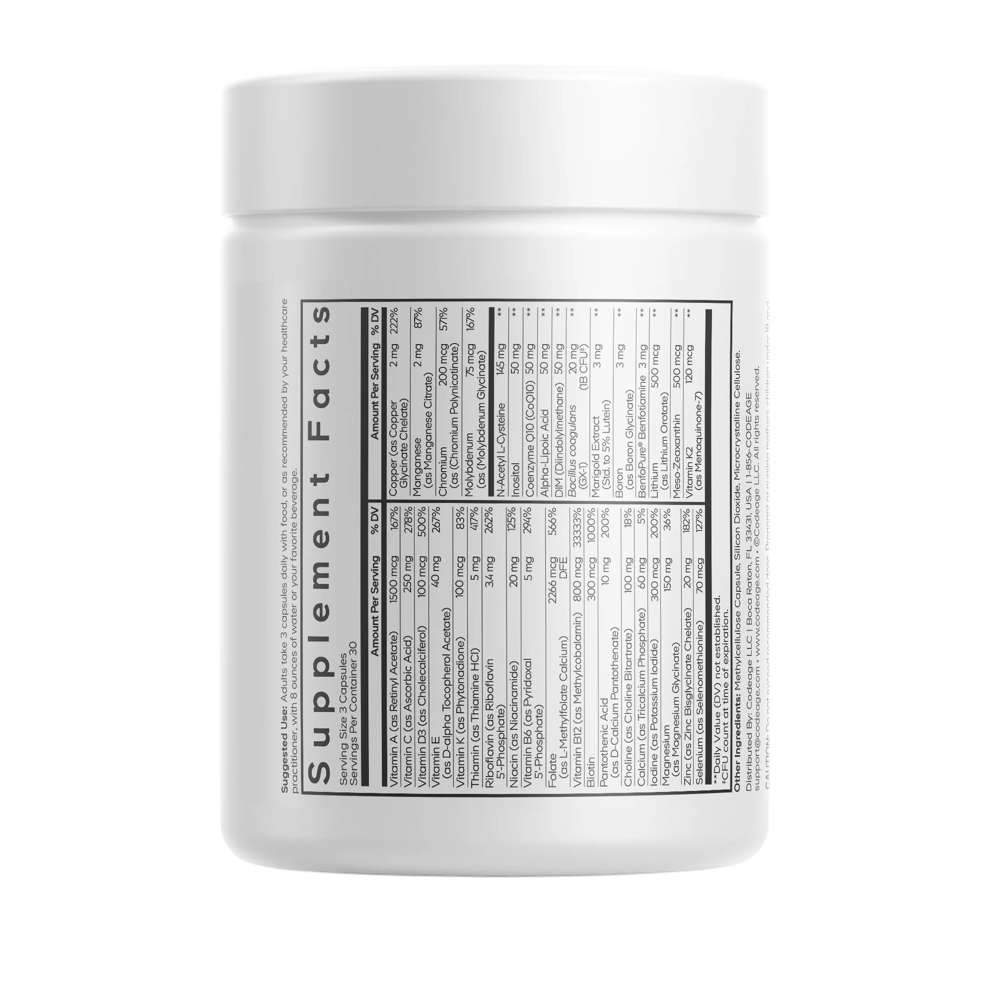 Methylated Multivitamin+ Capsules - Image 3