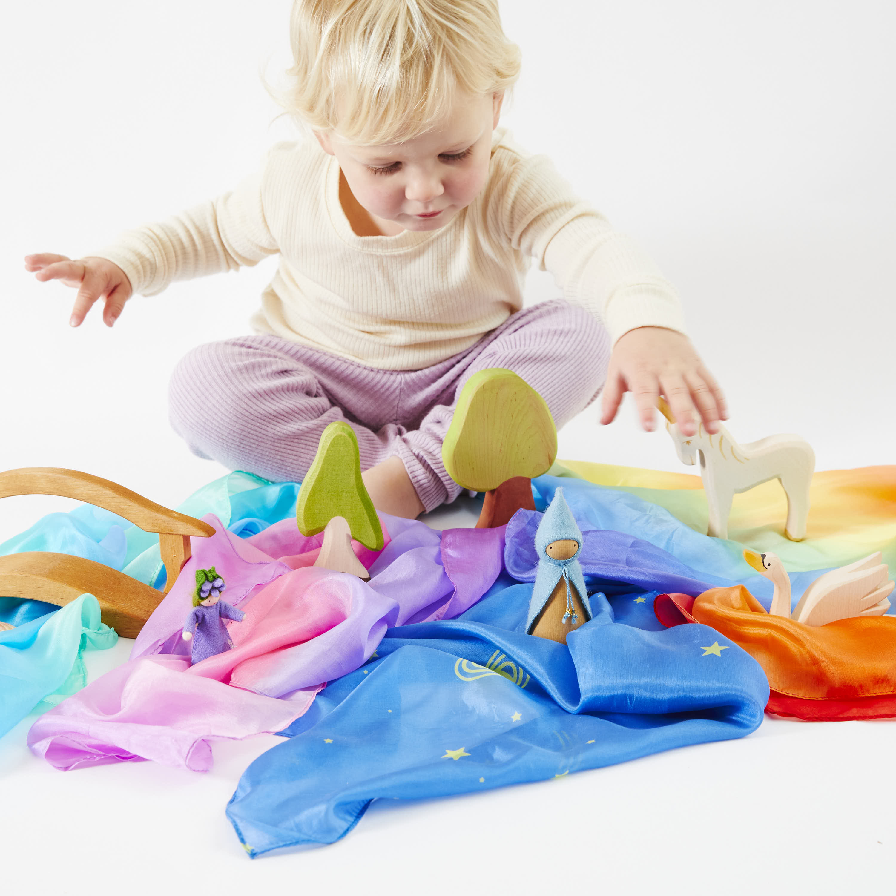 Mini Playsilk for Open-Ended, Imaginative Play - Image 7