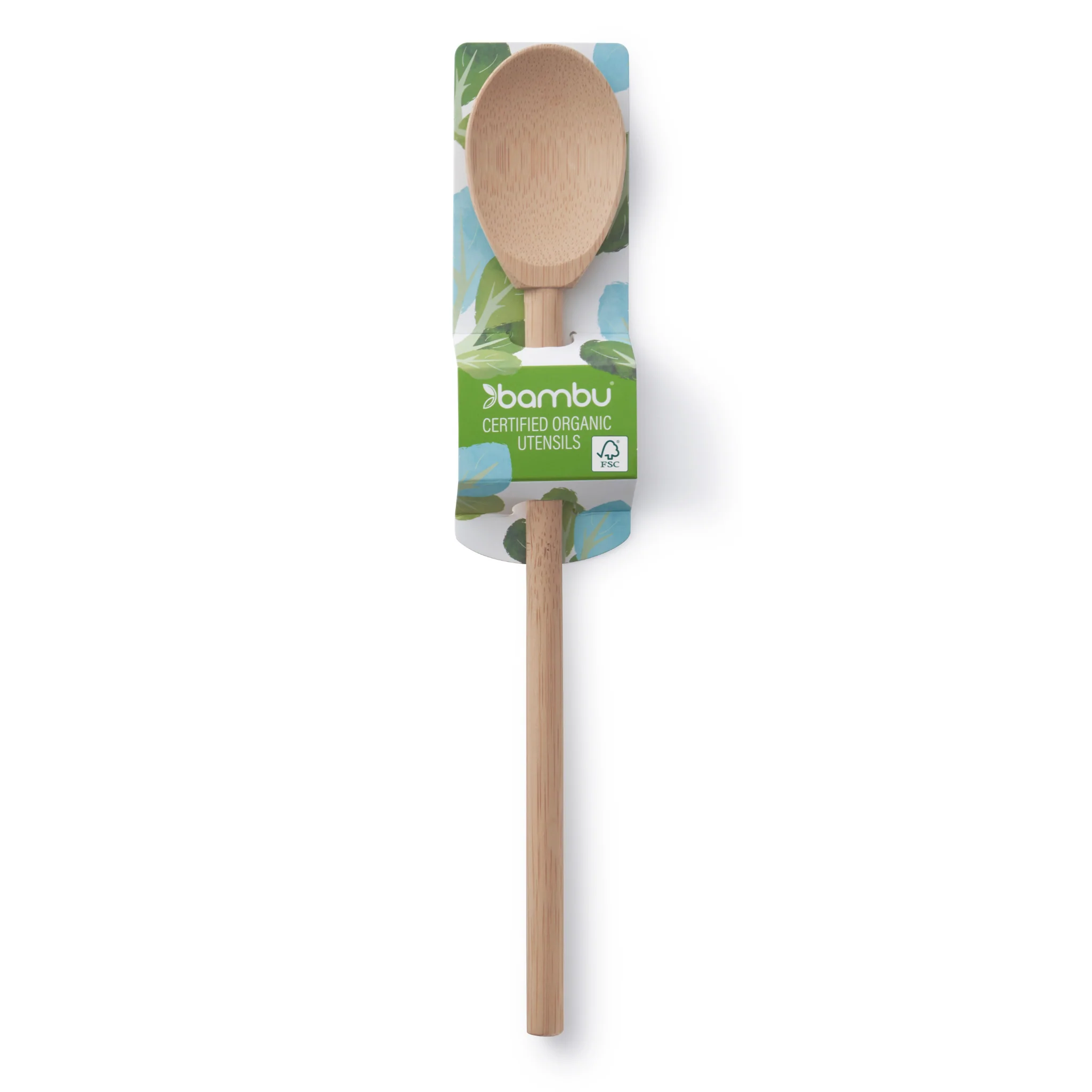 All Purpose Bamboo Mixing Spoon - Image 2