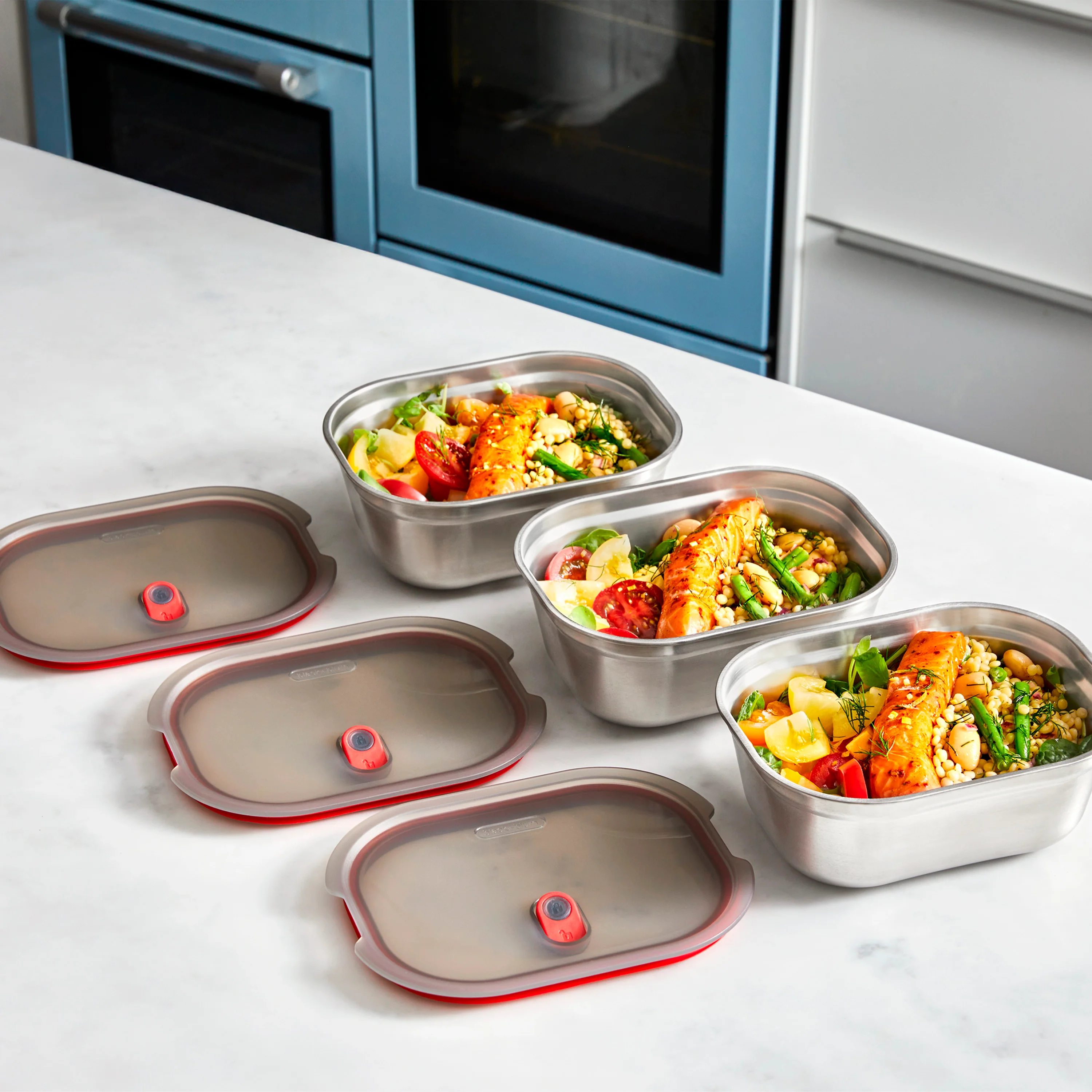 Meal Prep Box Stainless Steel Set, Mixed Set - Image 6