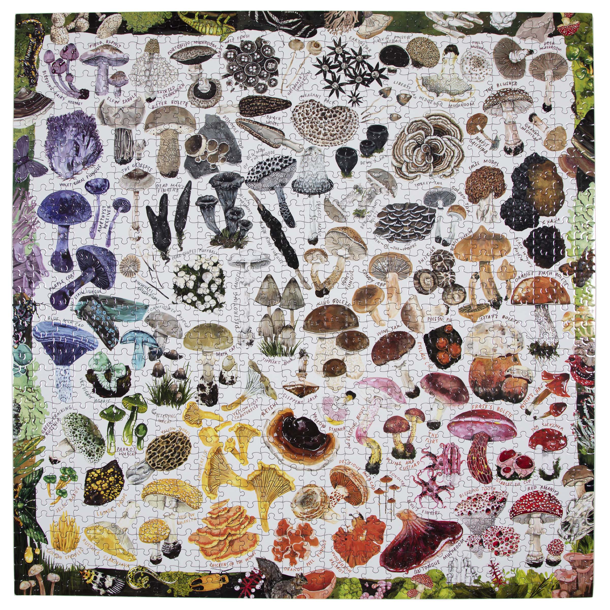 Mushroom Rainbow 1000 Piece Puzzle - Image 5