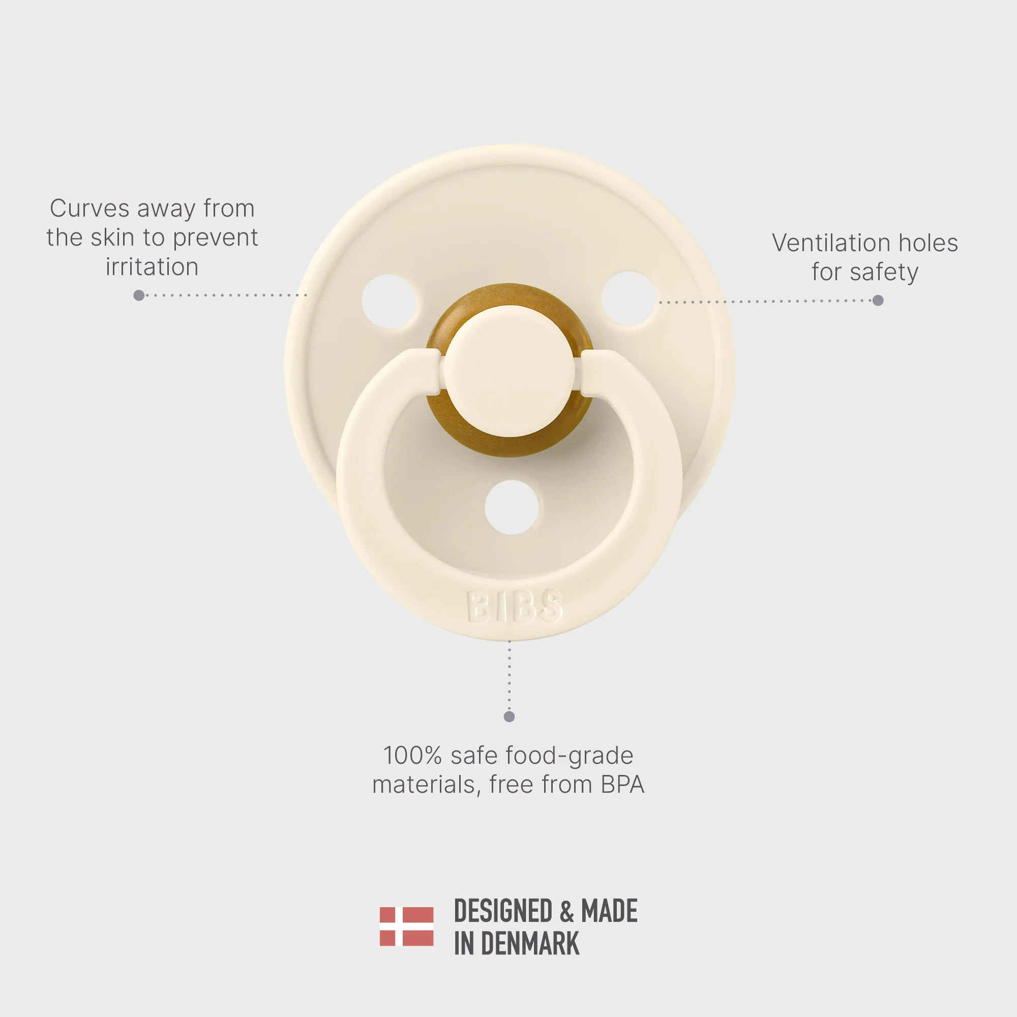 Natural Latex Rubber Pacifier, Size 1 (0-6 Months) - Image 7