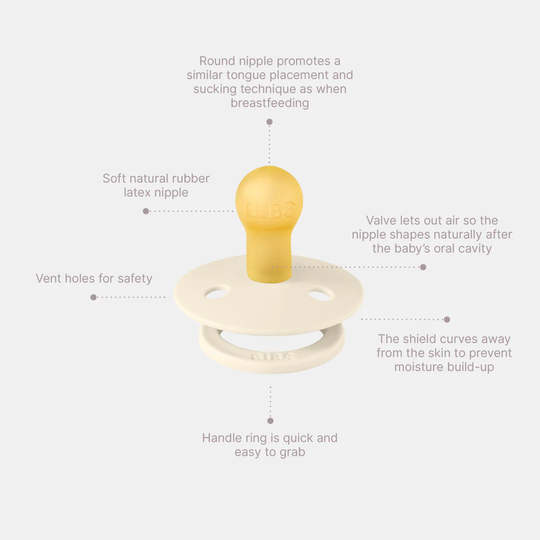 Natural Latex Rubber Pacifier, Size 2 (6-18 Months) - Image 15