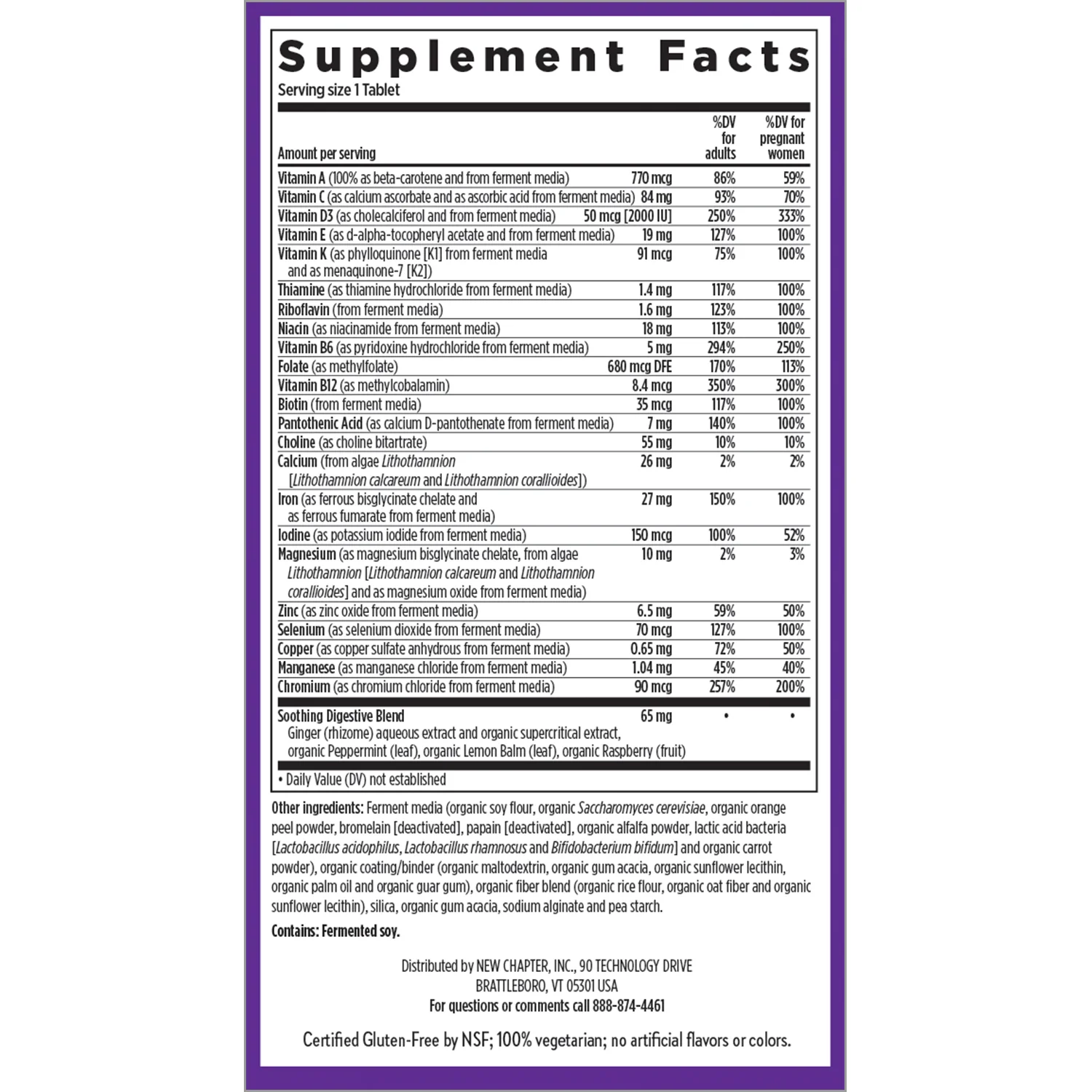 One Daily Prenatal Multivitamin 35+ for Healthy Baby & Mom - Image 3