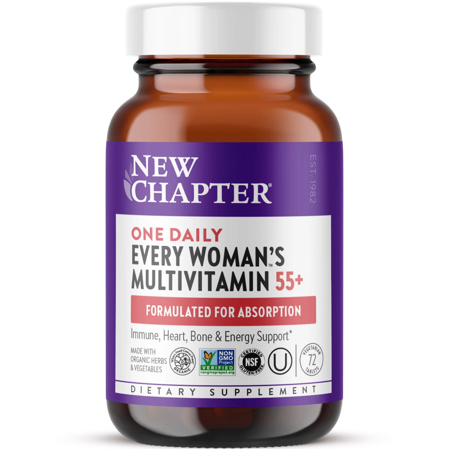 Every Woman™'s One Daily 55+ Multivitamin, for Cellular Energy, Heart & Immune Support - Image 10