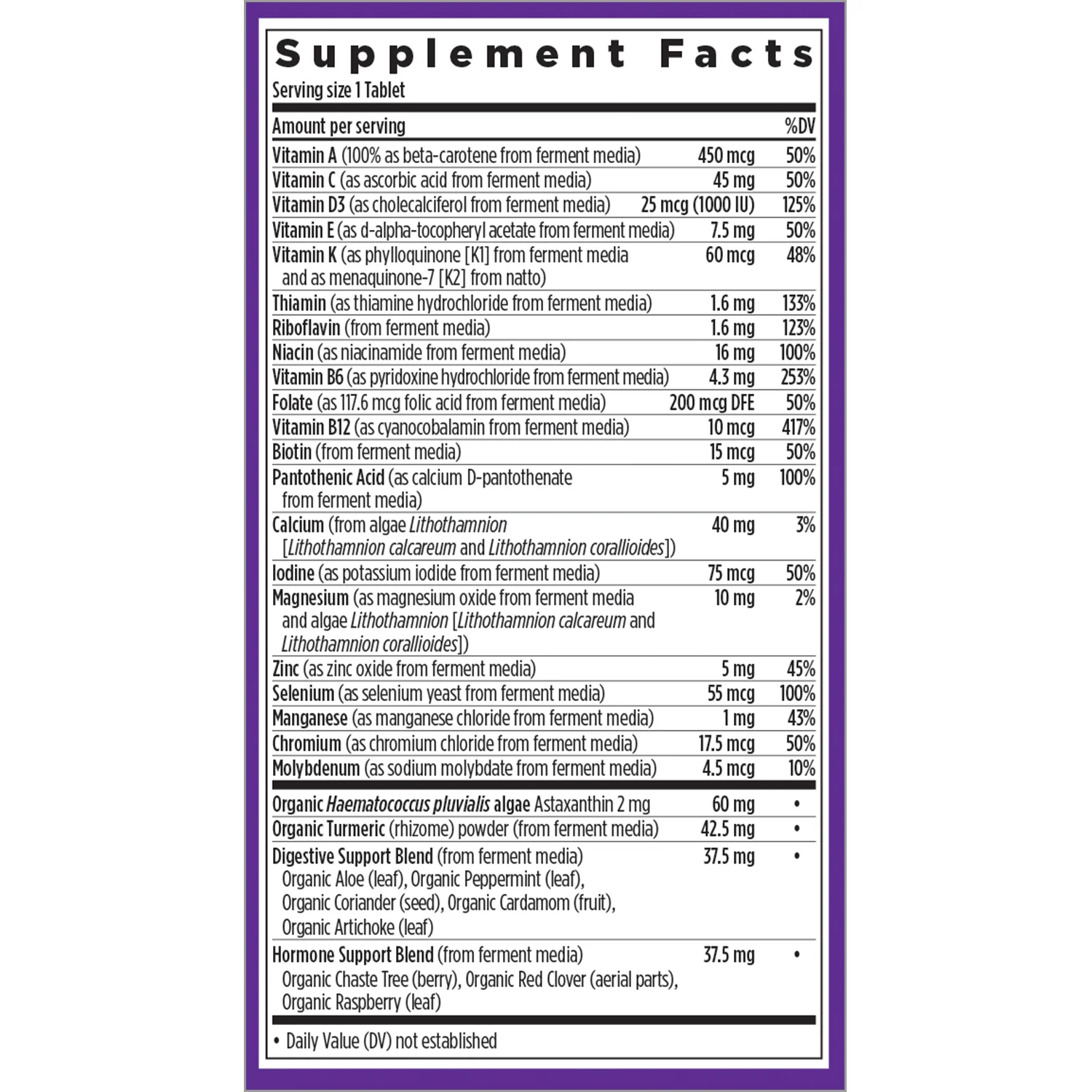 Every Woman™'s One Daily 55+ Multivitamin, for Cellular Energy, Heart & Immune Support - Image 5