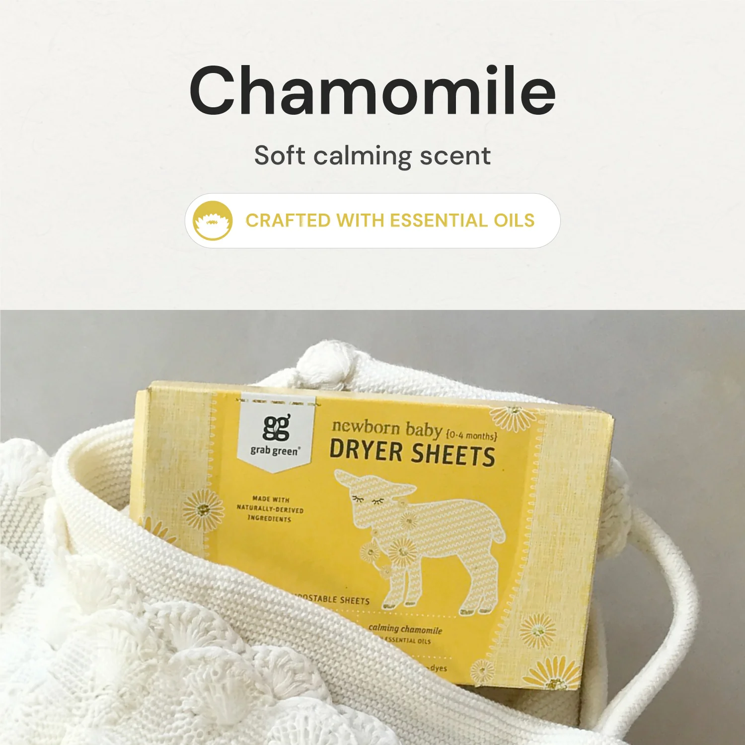 Newborn Baby Dryer Sheets - Chamomile - Image 5