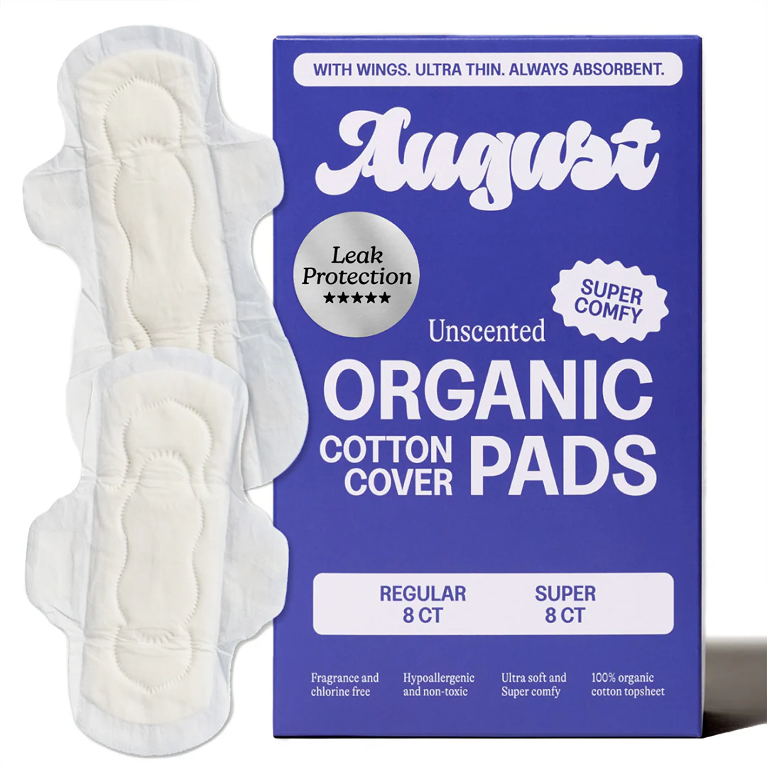 Period Pads with Wings – 100% Organic Cotton, Unscented - Image 15