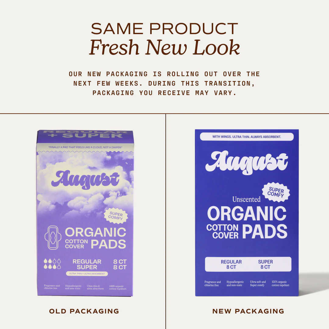 Period Pads with Wings – 100% Organic Cotton, Unscented - Image 16