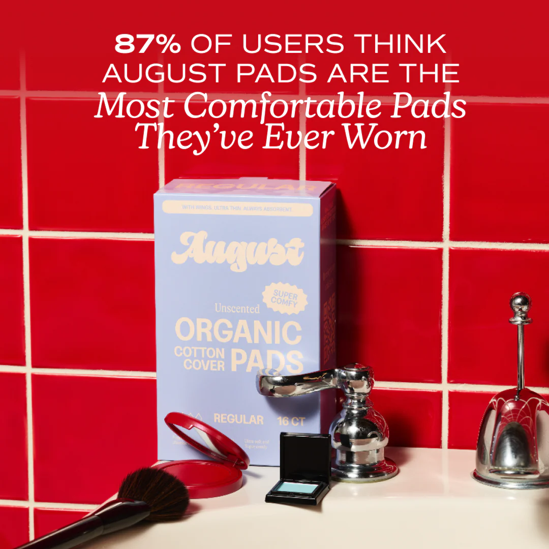 Period Pads with Wings – 100% Organic Cotton, Unscented - Image 7