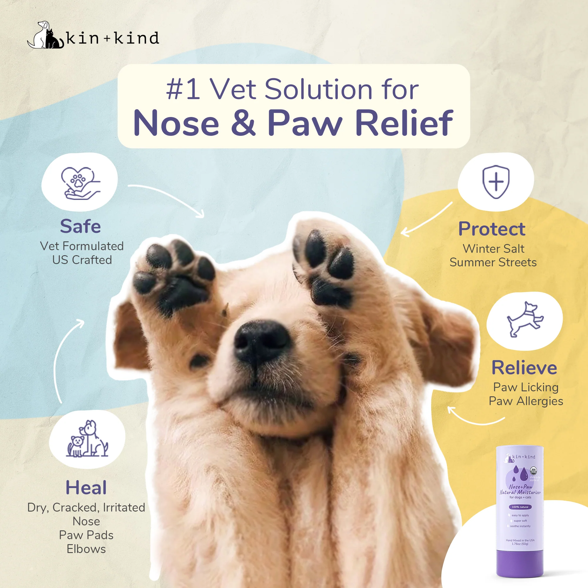 Organic Nose & Paw Moisturizer Stick for Dogs & Cats - Image 6