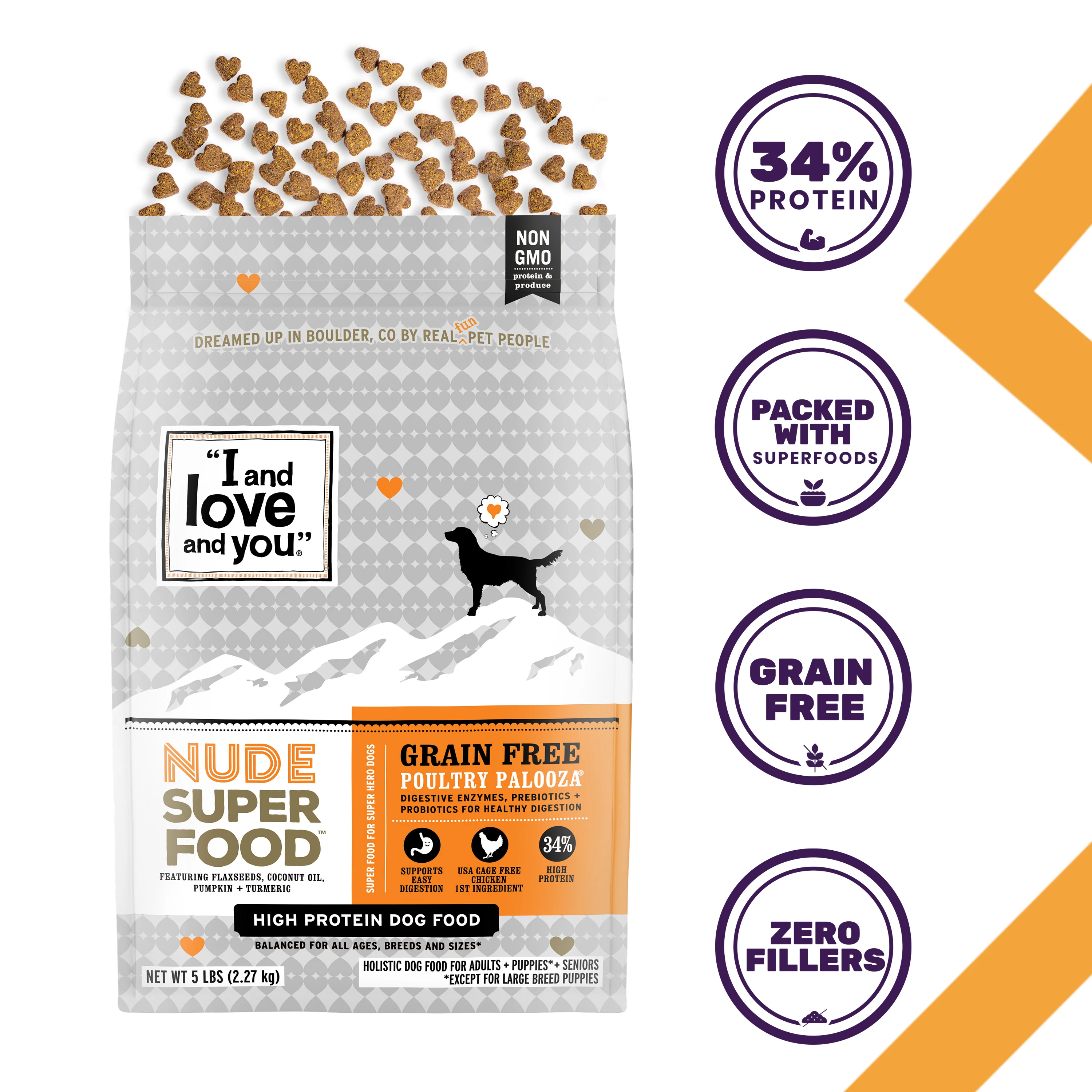 Nude Food Grain-Free Poultry Palooza Dry Dog Food - Image 2