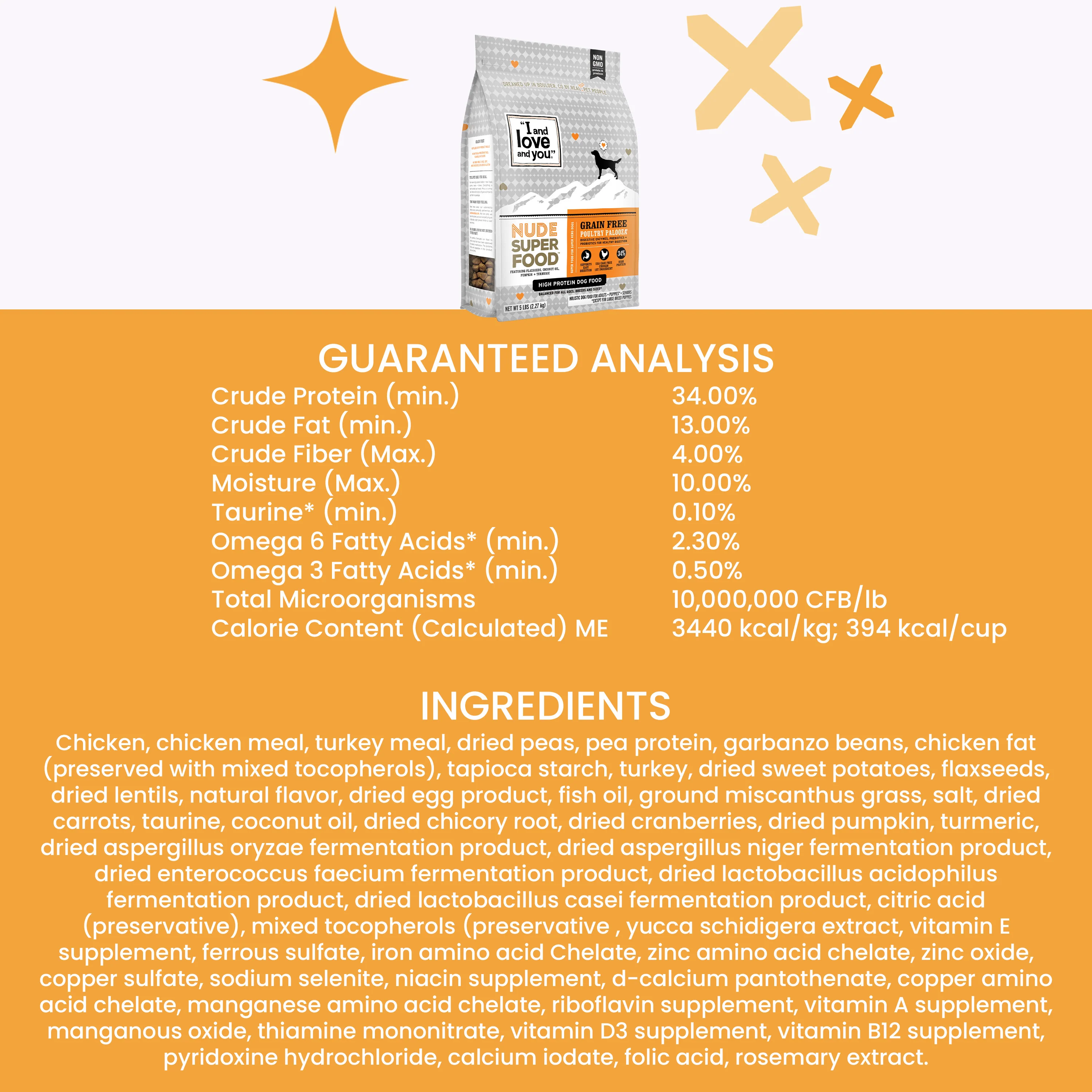 Nude Food Grain-Free Poultry Palooza Dry Dog Food - Image 7