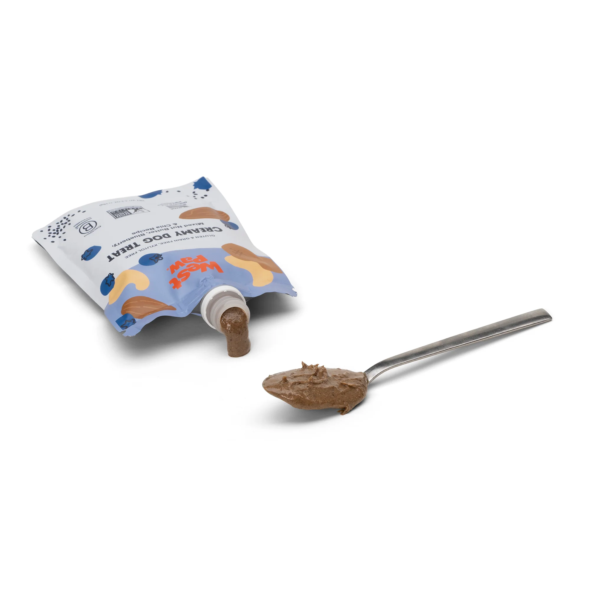 Nut Butter with Blueberry and Chia Creamy Dog Treat - Image 4