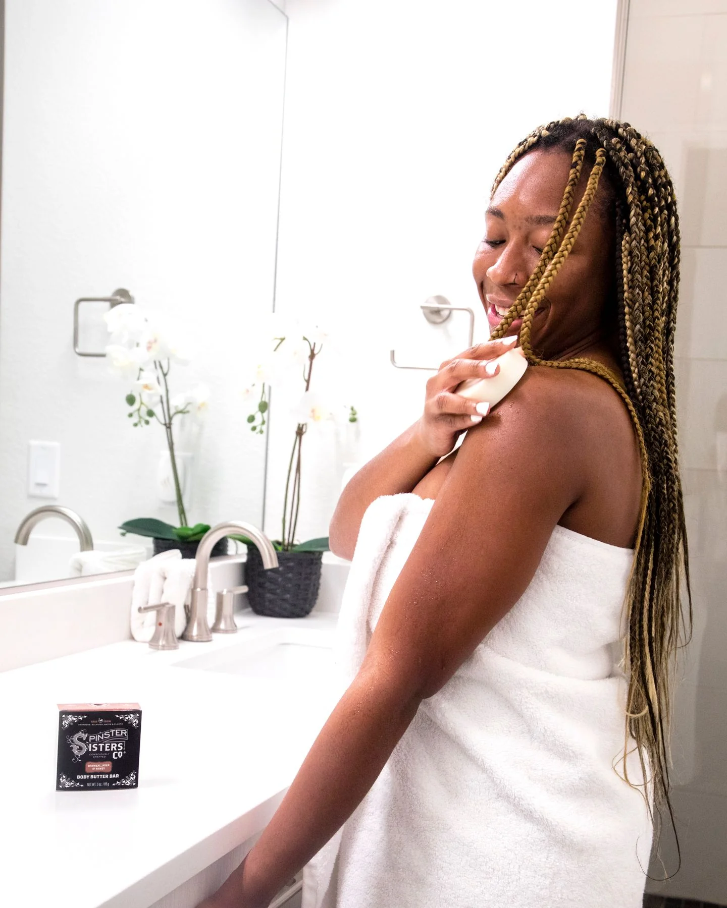 Oatmeal Milk & Honey Body Butter Bar - Image 6