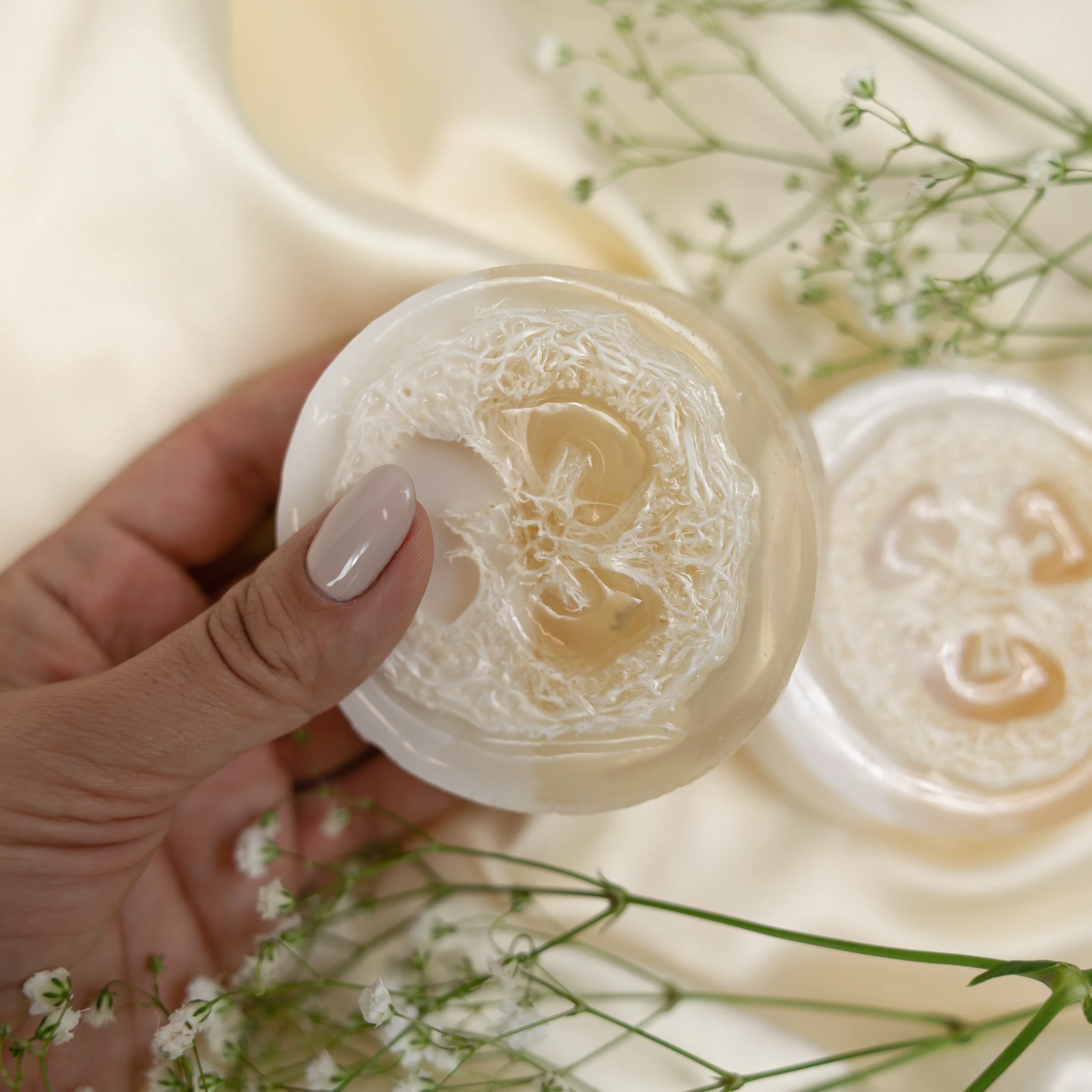 Oatmeal Butter Exfoliating Loofah Bar Soap - Image 3