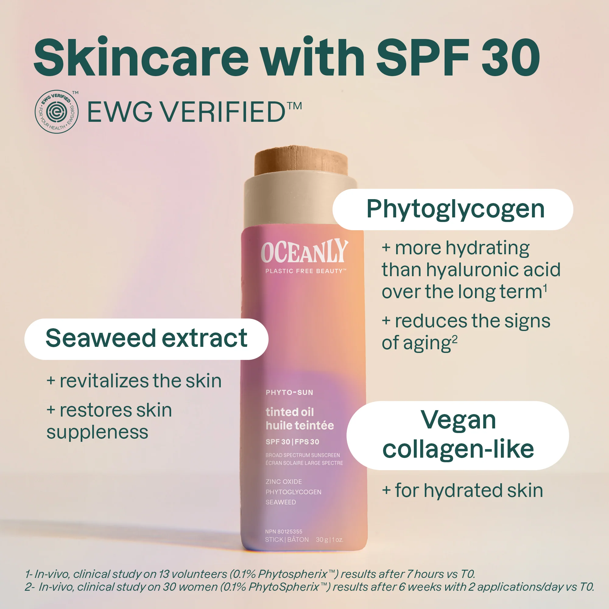 Oceanly PHYTO-SUN Tinted Face Sunscreen Oil SPF 30 - Image 3