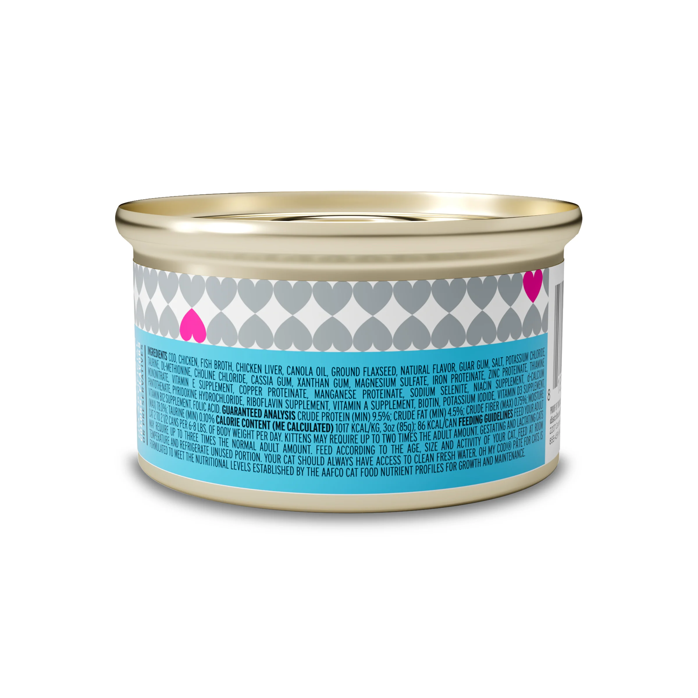 Oh My Cod! Pate Grain-Free Canned Cat Food, 3 oz - Image 2