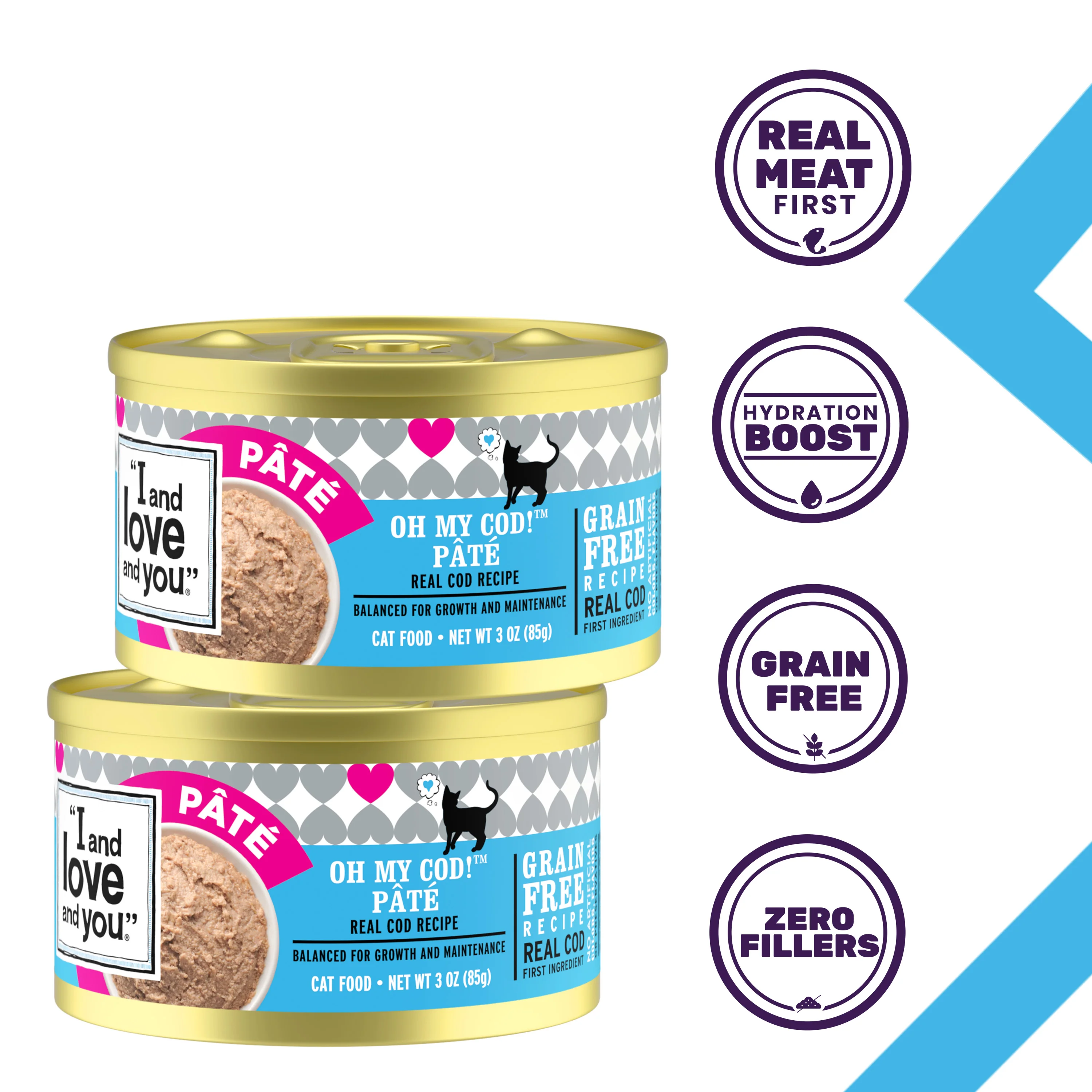 Oh My Cod! Pate Grain-Free Canned Cat Food, 3 oz - Image 3