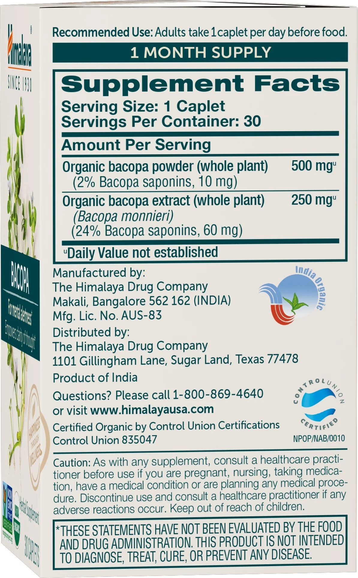 Organic Bacopa - Image 2