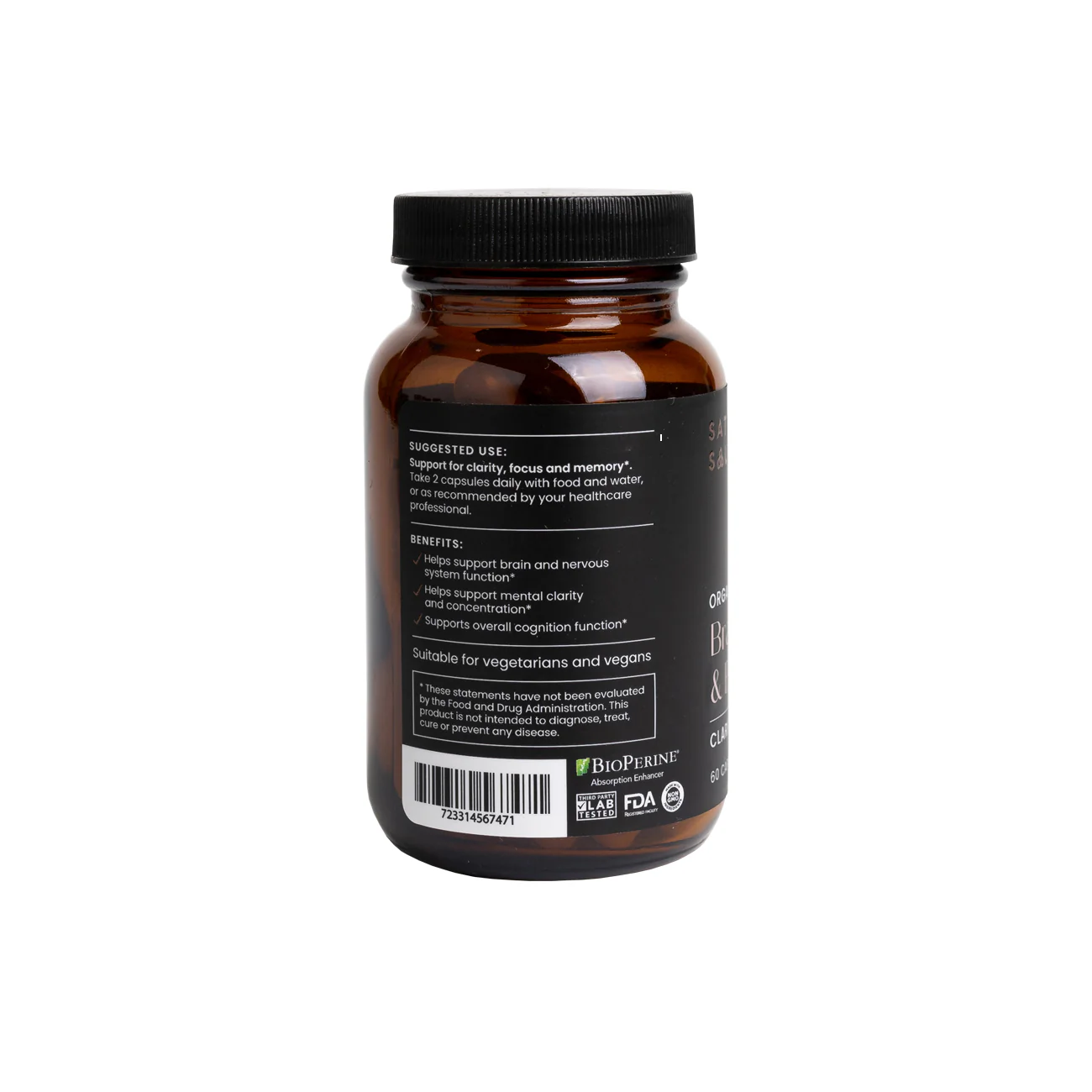 Organic Brahmi & Bioperine - For Clarity and Focus - Image 4